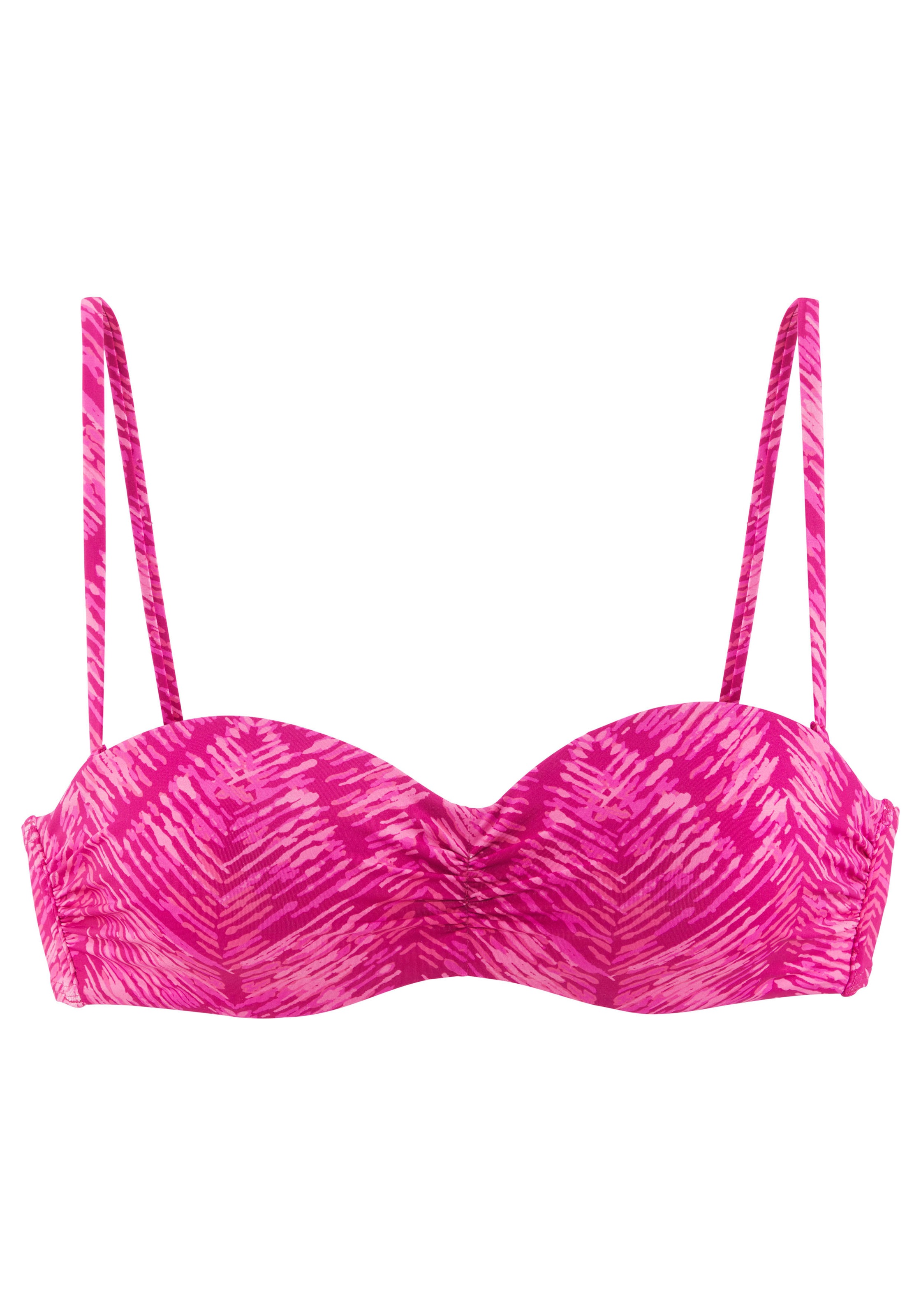 Bügel-Bandeau-Bikini-Top »Floretta«, in Ton in Ton-Harmonie