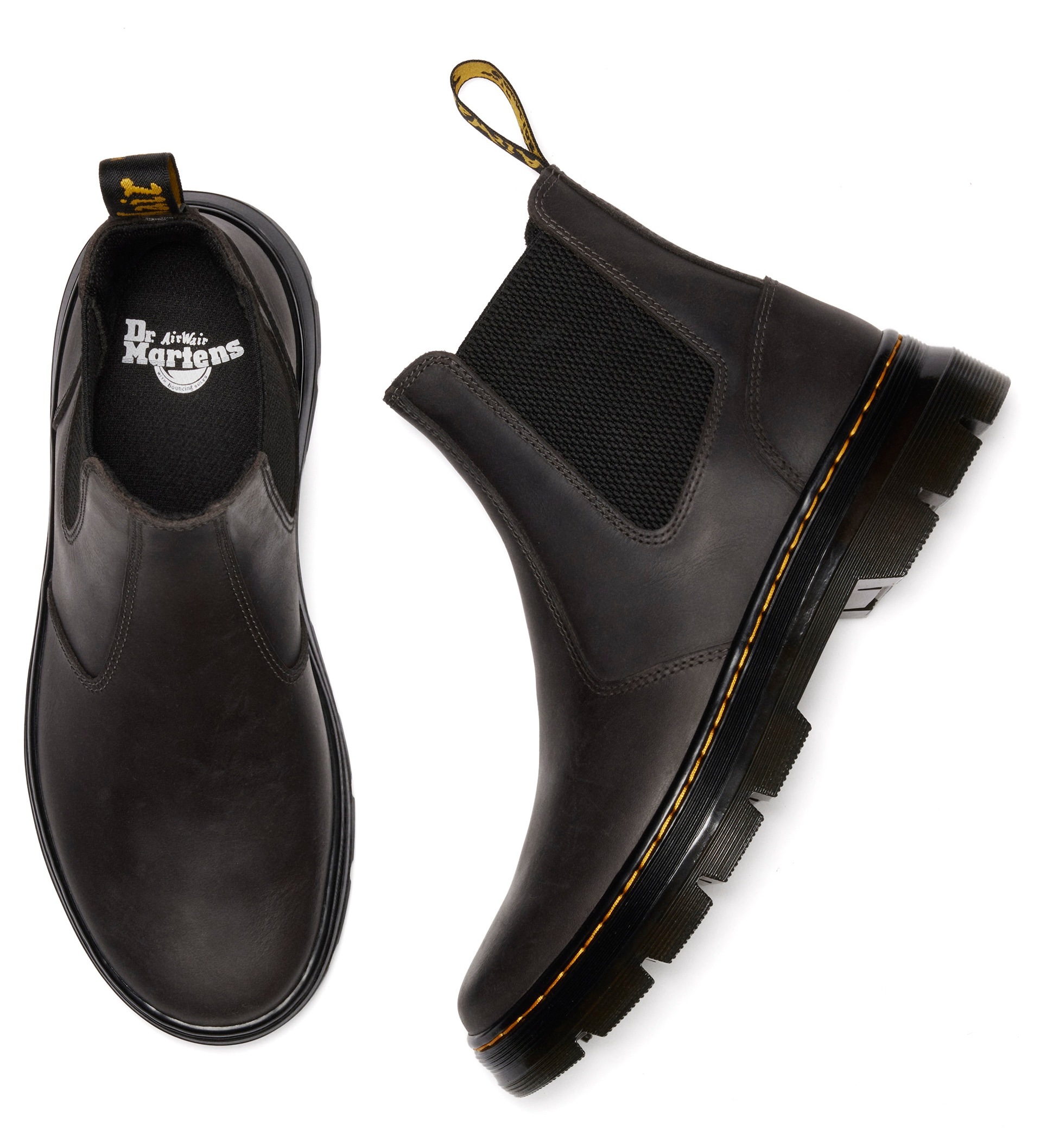 DR. MARTENS Chelseaboots "Embury", Blockabsatz, Stiefelette, Schlupfboots m günstig online kaufen