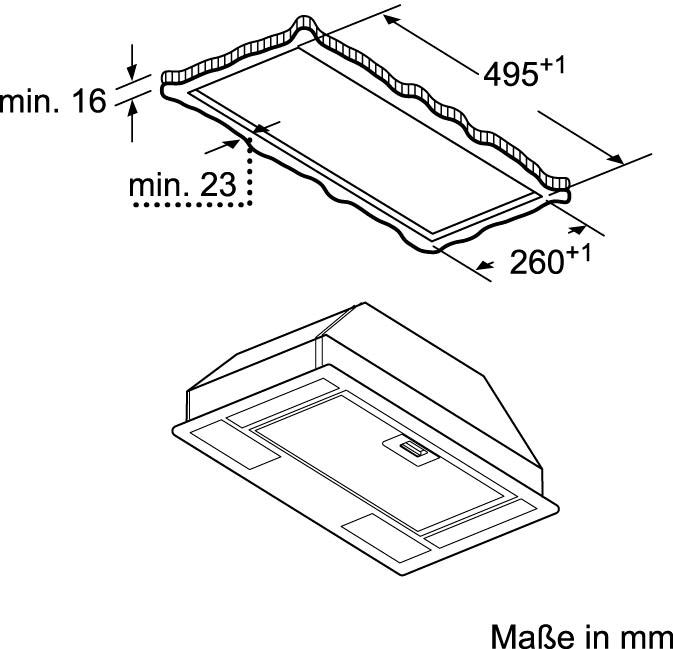 NEFF Deckenhaube »D51NAA1C0« Serie N 30