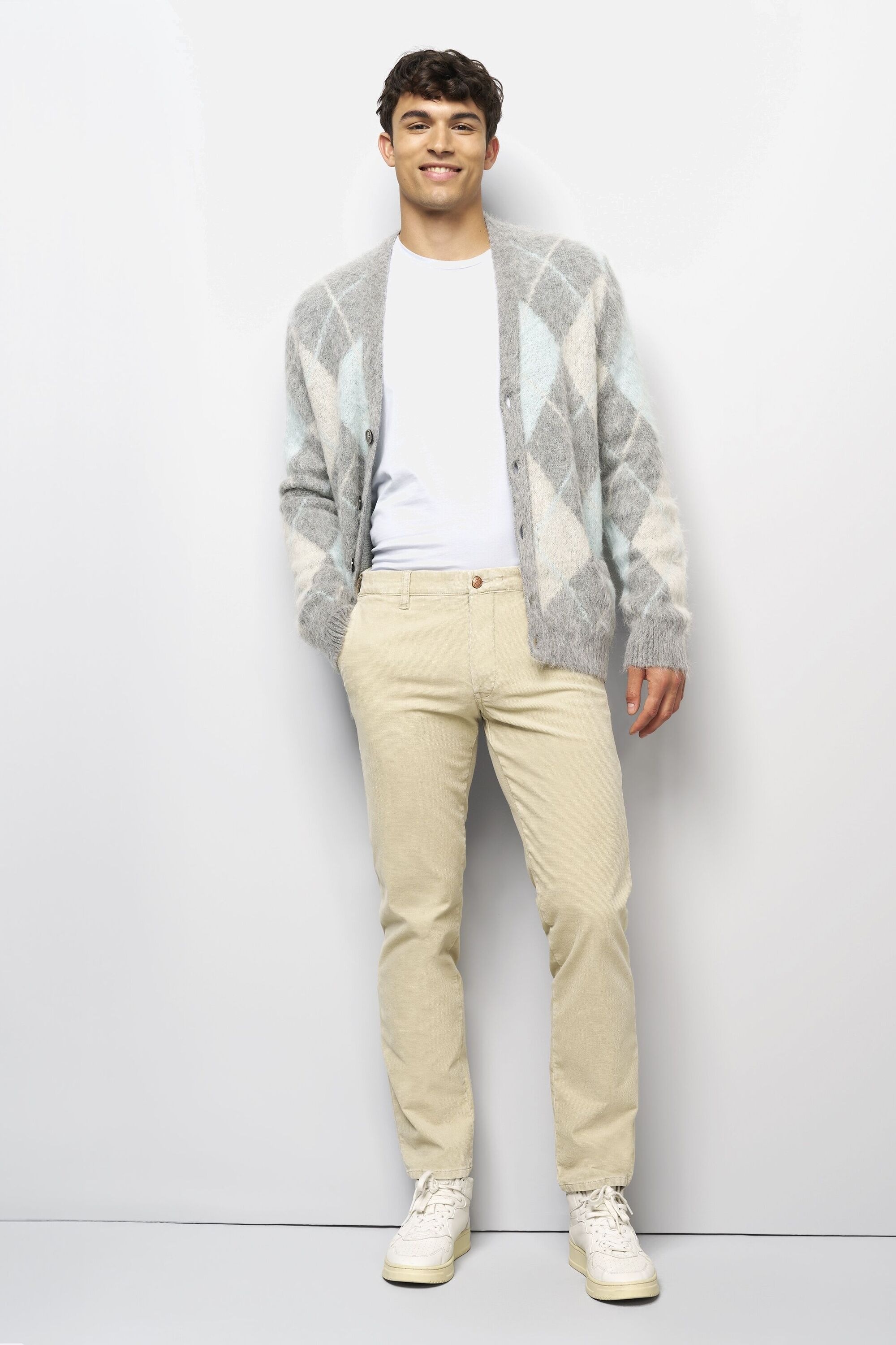 MEYER Chinos "M5 Move 2-6598" Cordhose M5 Serie