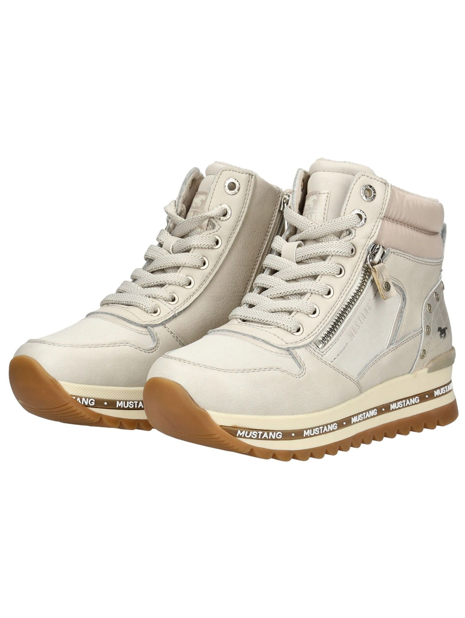 Mustang Shoes Women's Sneaker Ivory 40 3