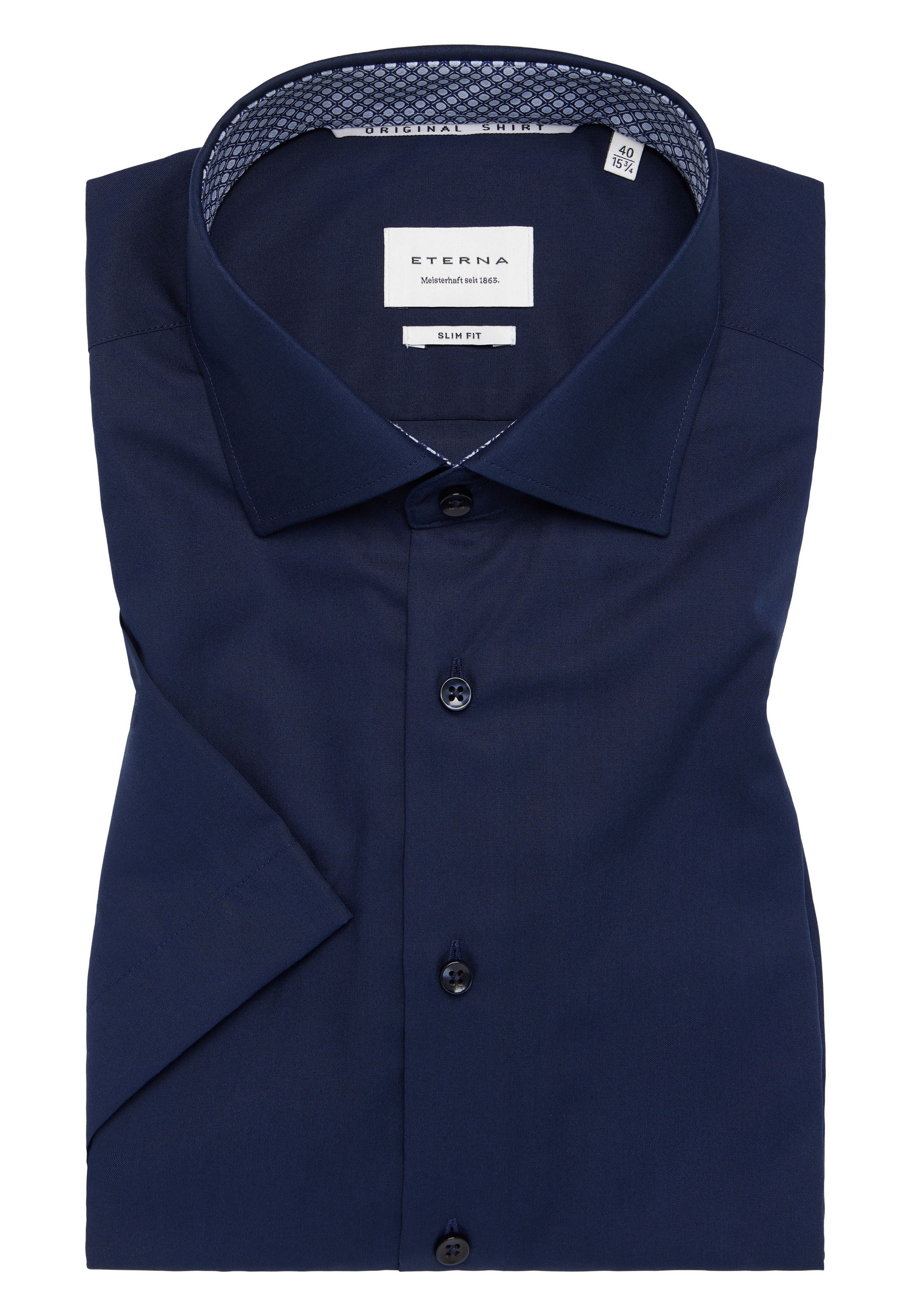 Eterna Kurzarmhemd »SLIM FIT«, NON IRON (bügelfrei)