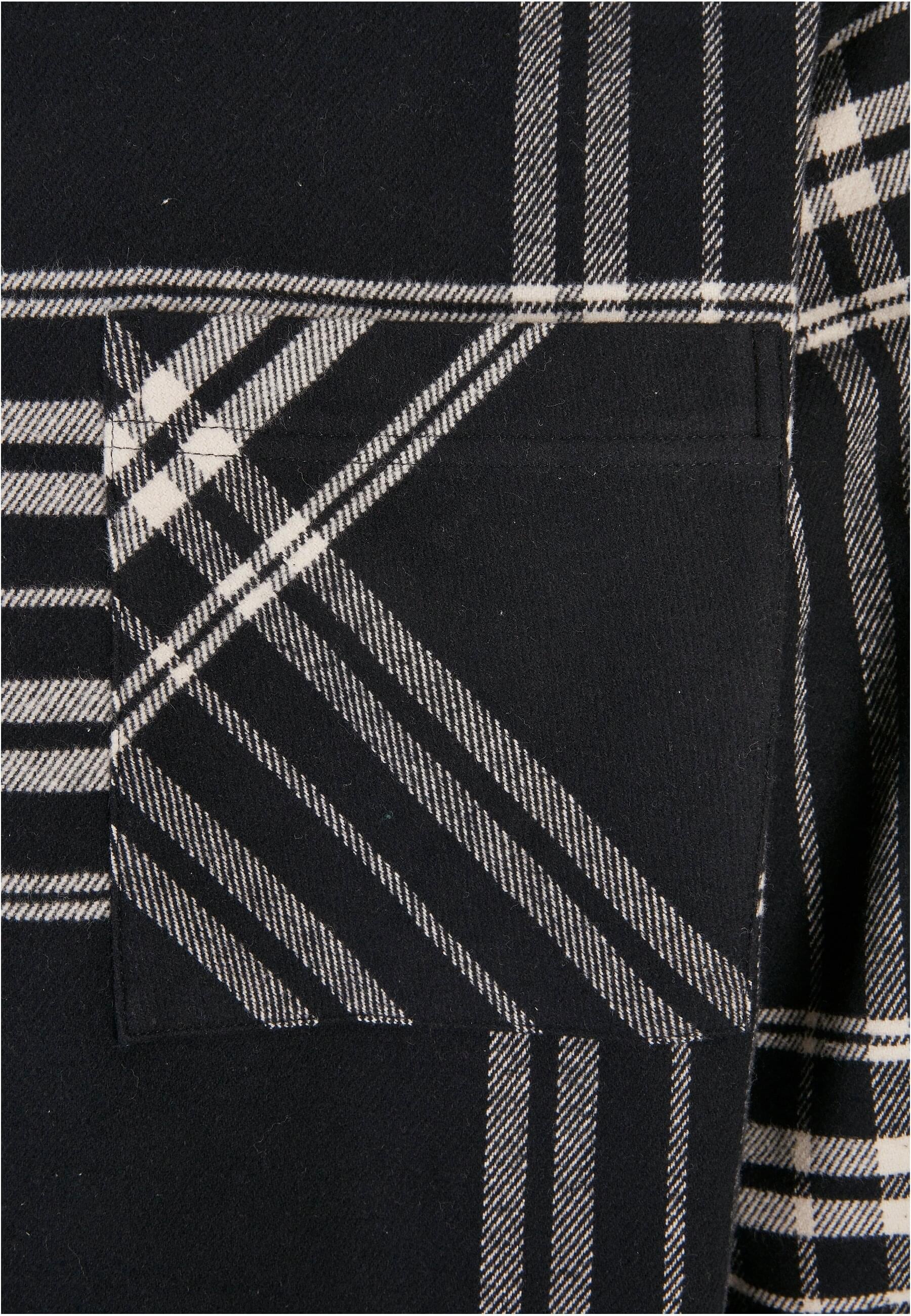 URBAN CLASSICS Langarmhemd »Urban Classics Herren Long Oversized Checked Summit Shirt«, (1 tlg.)