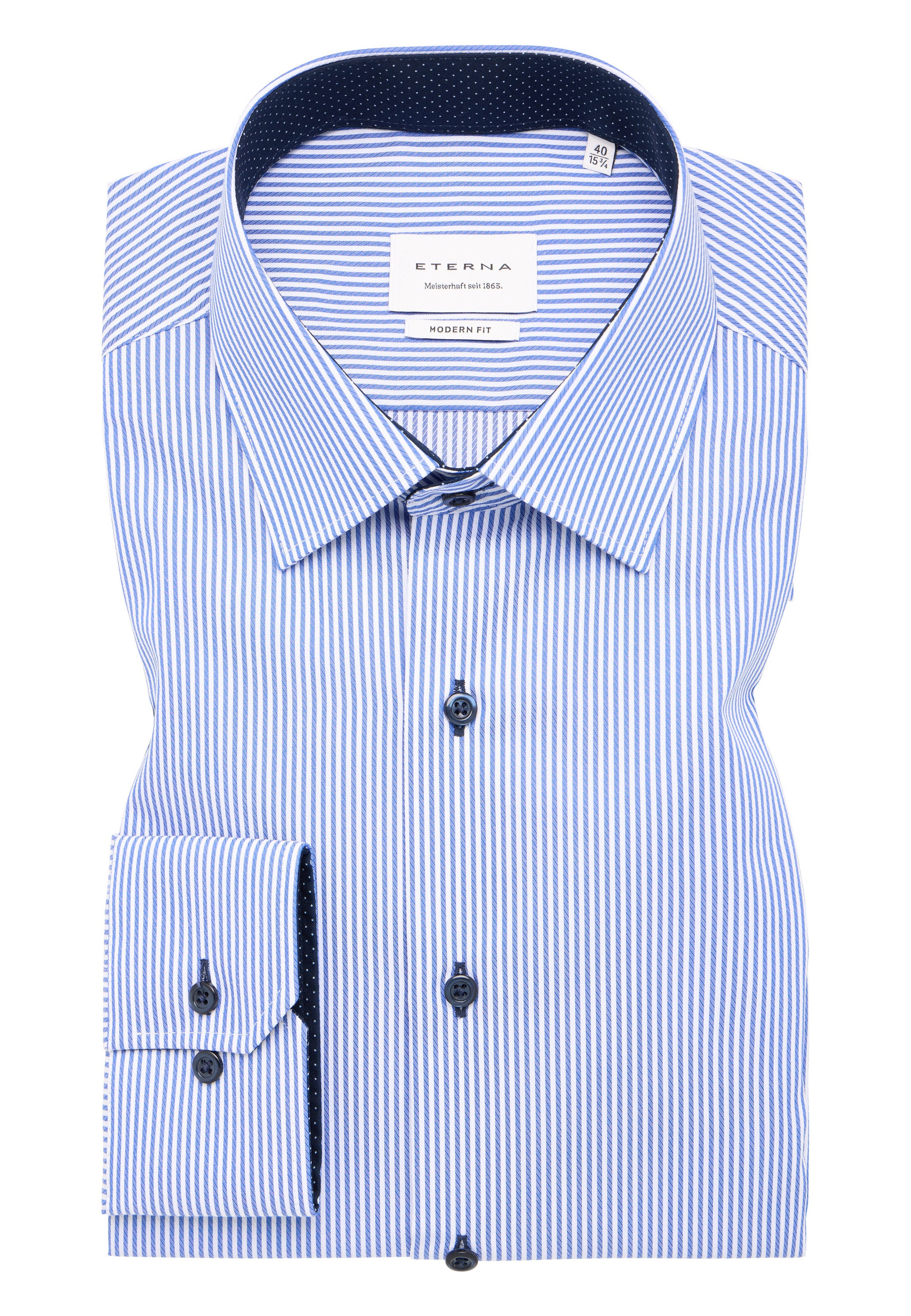 Eterna Langarmhemd »MODERN FIT«, NON IRON (bügelfrei)