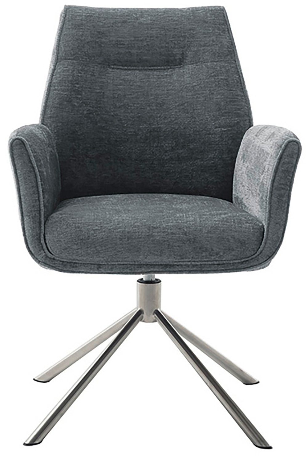 MCA furniture Esszimmerstuhl »DIVERIA«, Chenilleoptik, (2er-Set) 4-Fuss-Stuhl,drehbar 360°,belastbar 120 kg,Sitzhöhe ca. 50cm