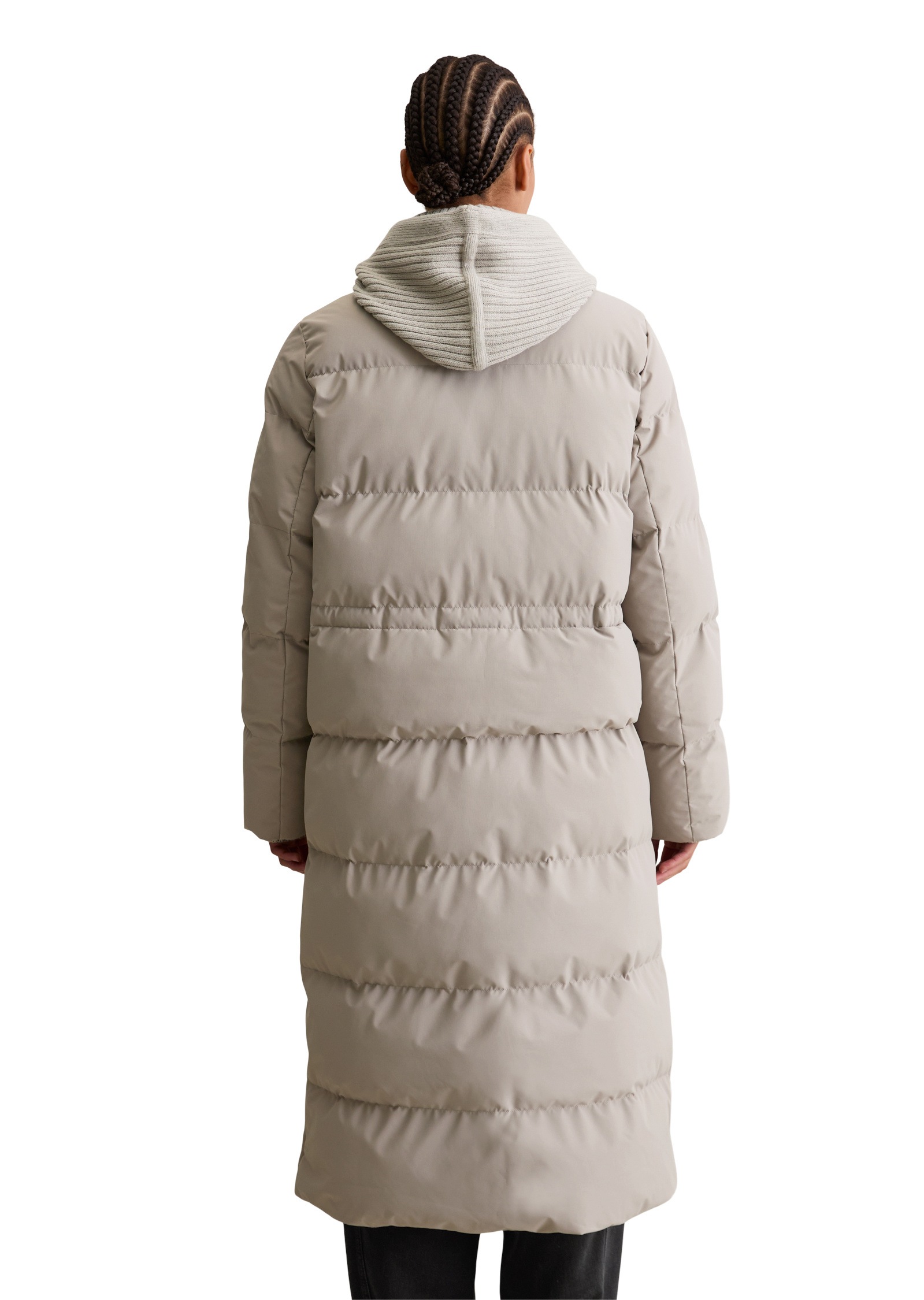 Thumbnail - Marc OPolo DENIM Steppmantel "mit abnehmbarer Strick-Kapuze"