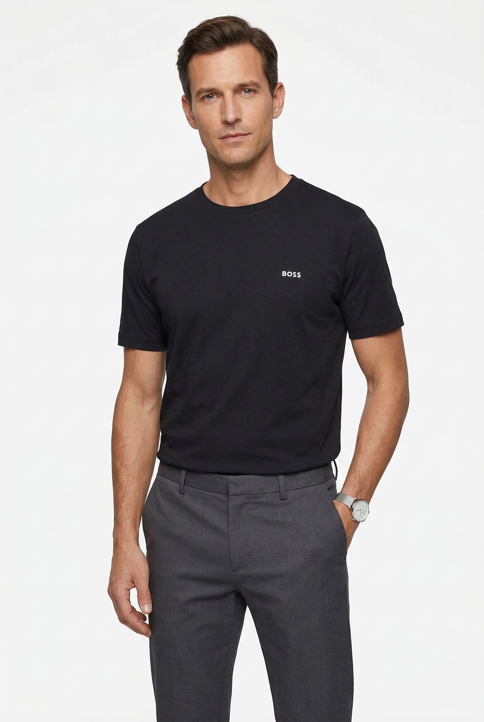 BOSS GREEN T-Shirt »Tee 3Pack Regular Fit« Packung, 3er-Pack, 3 Stretch Jersey Cotton, Logo on Chest, Sparpackung