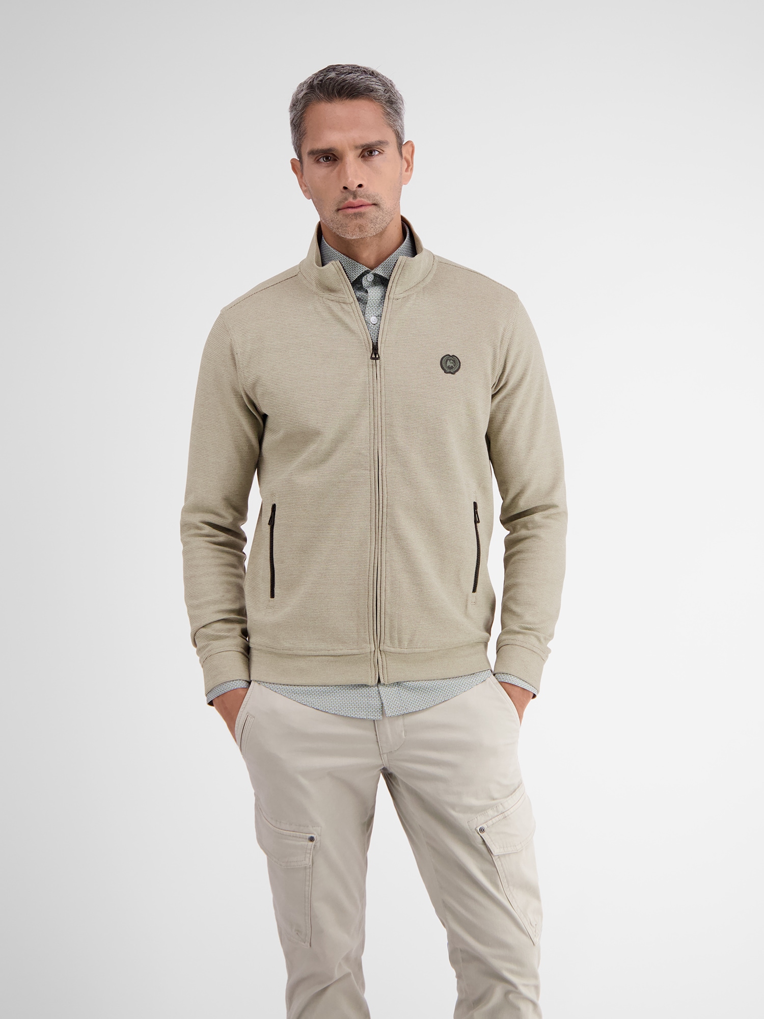 LERROS Sweatjacke "LERROS Sweatjacke, Structure"