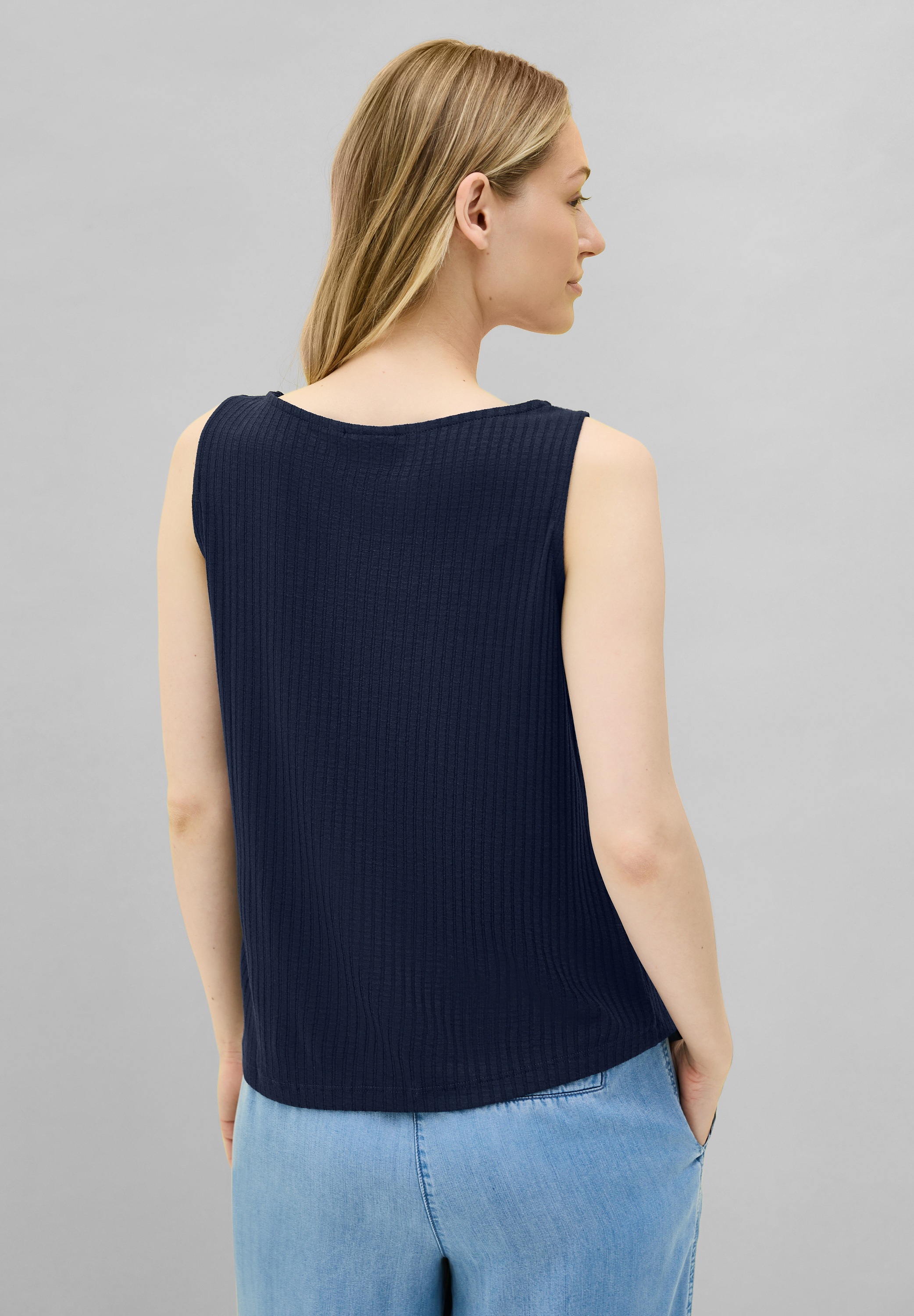 Cecil Ripptanktop, aus elastischem Materialmix günstig online kaufen