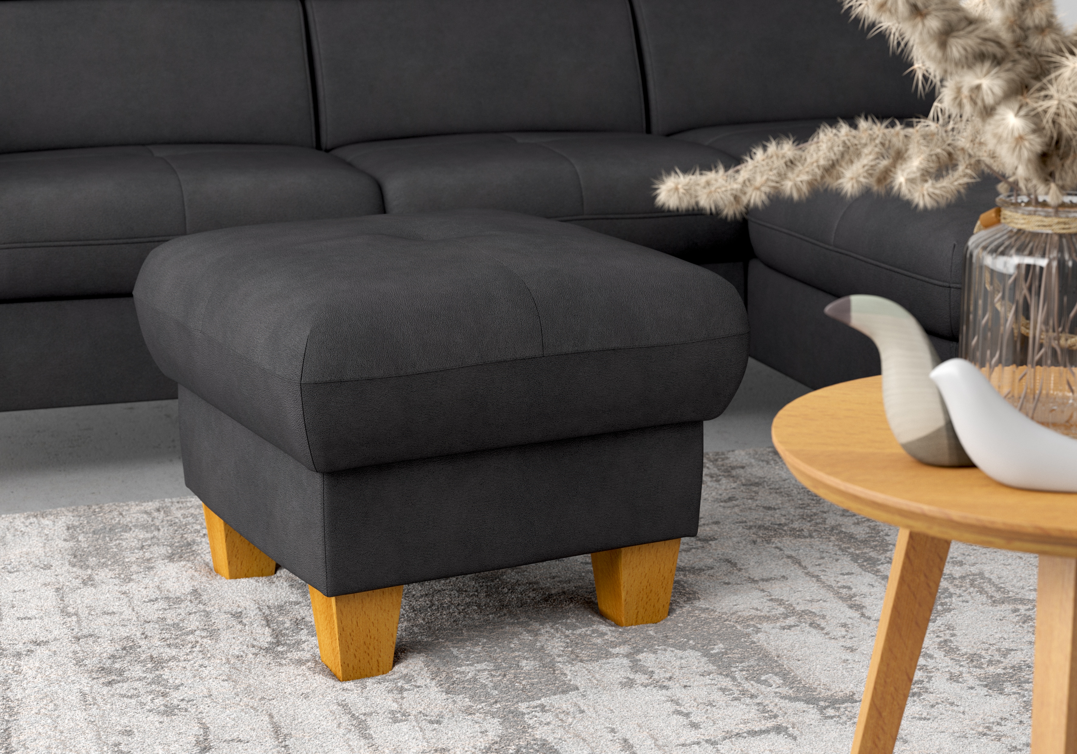 OTTO home Polsterhocker "Lindgren" mit Stauraum