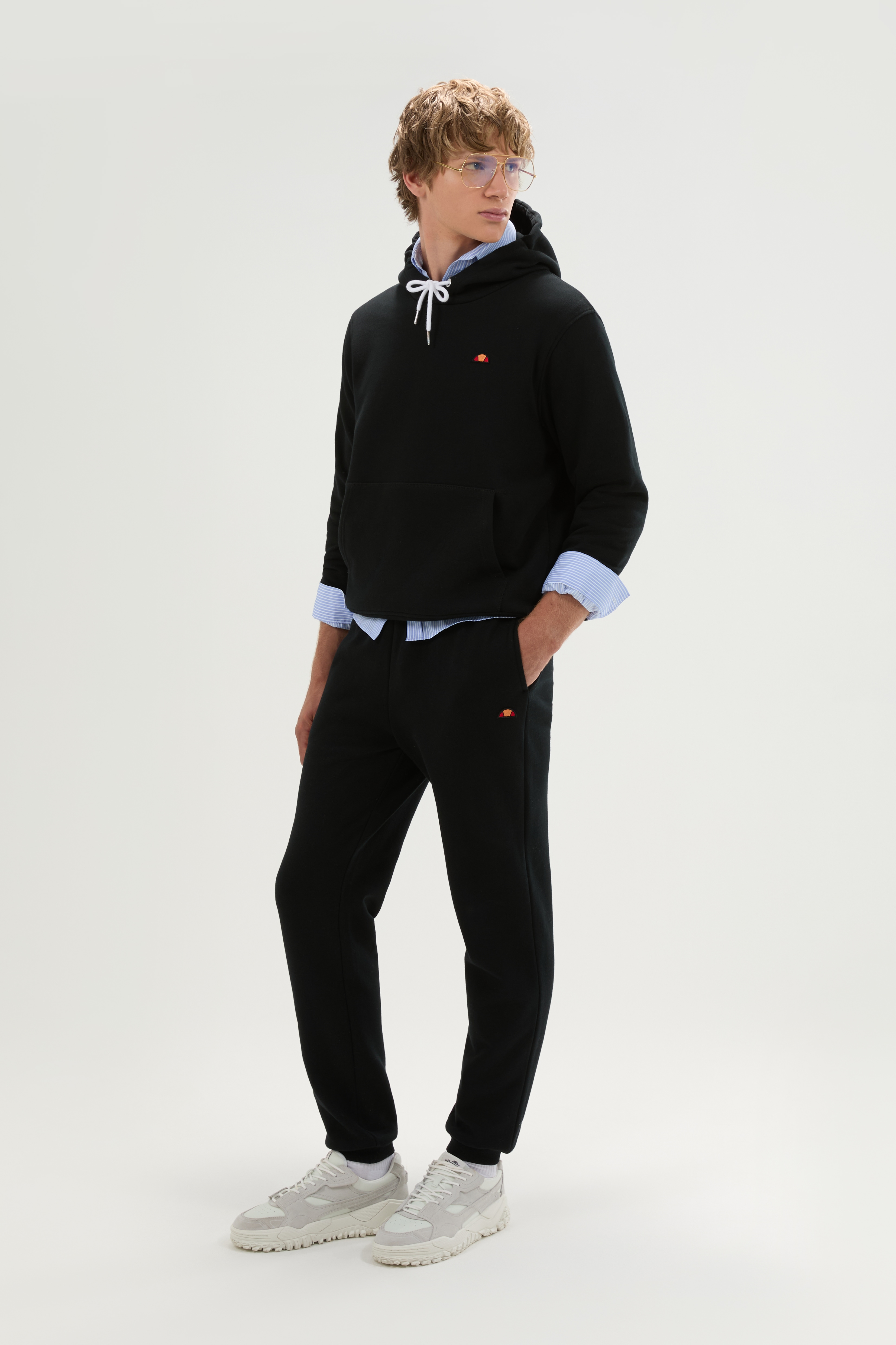 Ellesse Jogginganzug "TRACCOTA 2 OH HOODY AND JOGGER" für Erwachsene, aus Baumwolle und Polyester