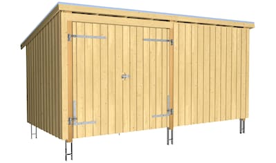 Gartenhaus »Nordic Multi«, (Packung), Gartenhaus 9,5 m², mit Doppeltür,...