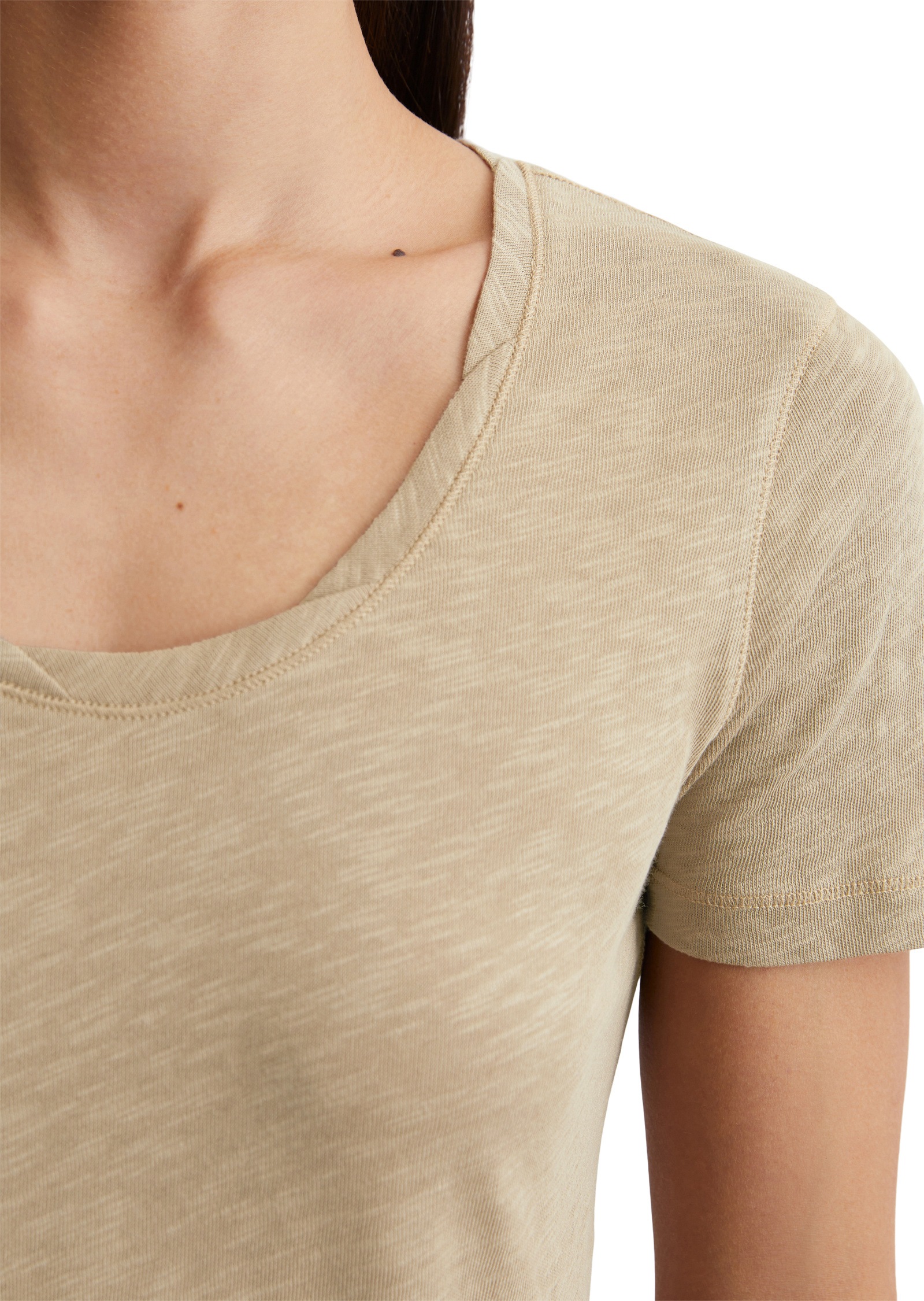 Marc O'Polo T-Shirt »mit getwistetem Ausschnitt«