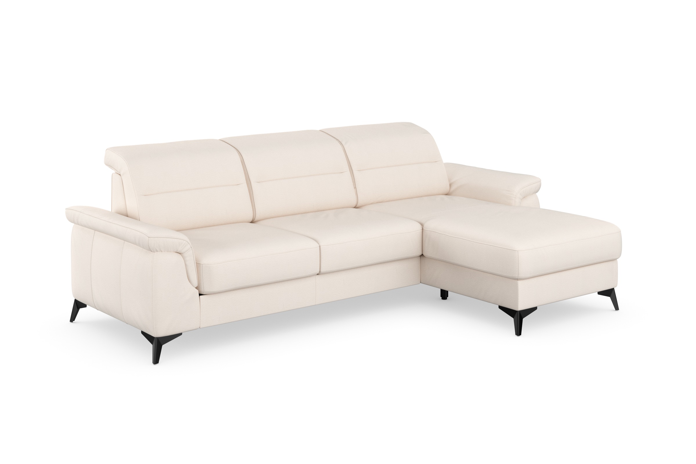 sit&more Ecksofa »Sinatra L-Form« mit Recamiere, optional mit Kopfteilverstellung und Armteilfunktion