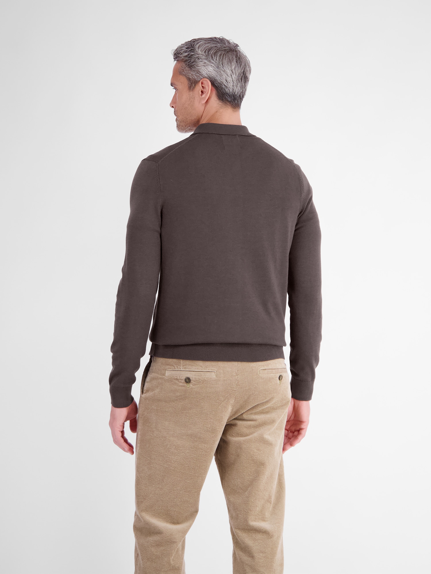 LERROS Langarm-Poloshirt »Flexibles Langarmpolo aus Baumwollmix mit Reißverschluss«