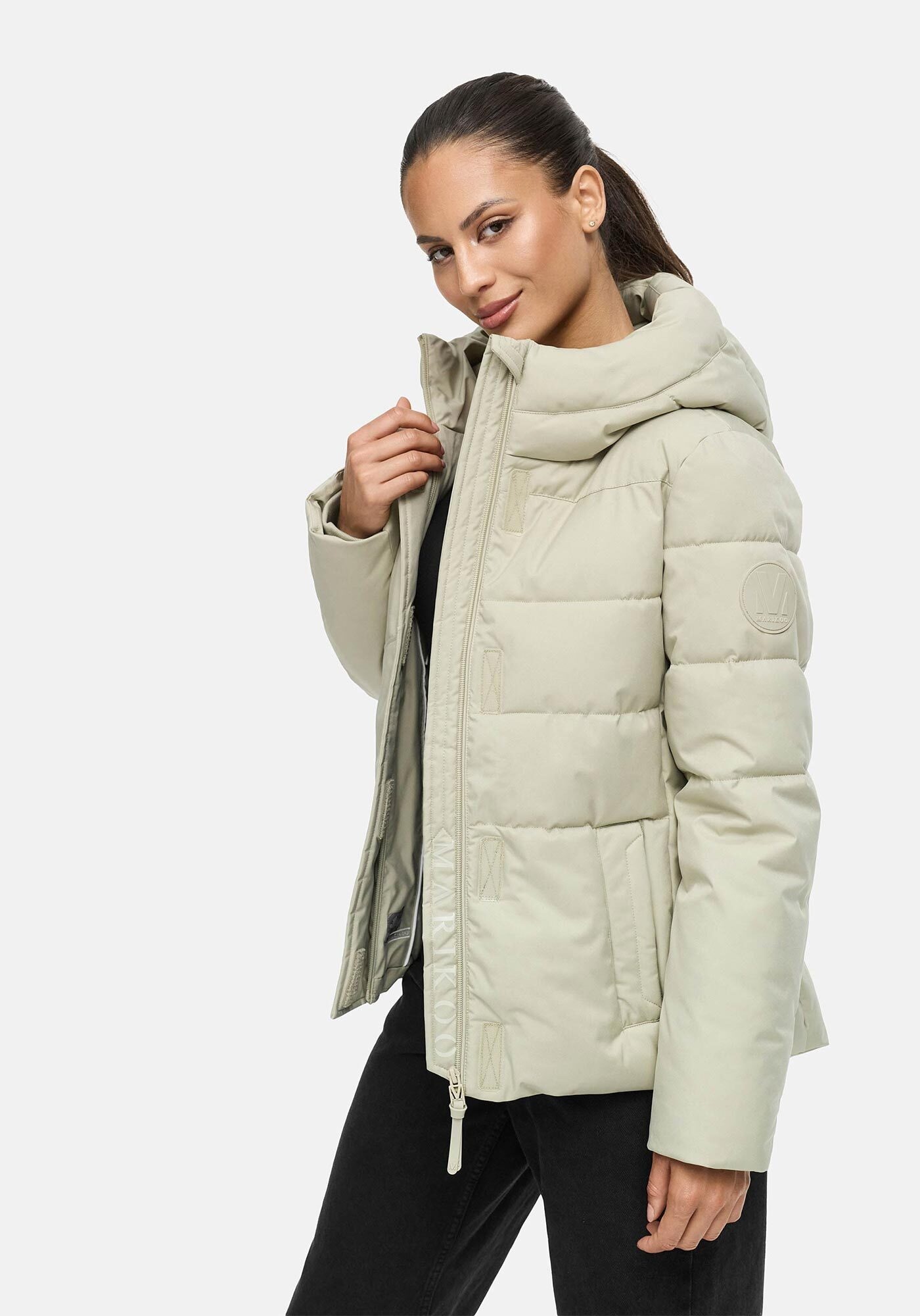 Marikoo Outdoorjacke »Elira«, mit warmem Teddyfell