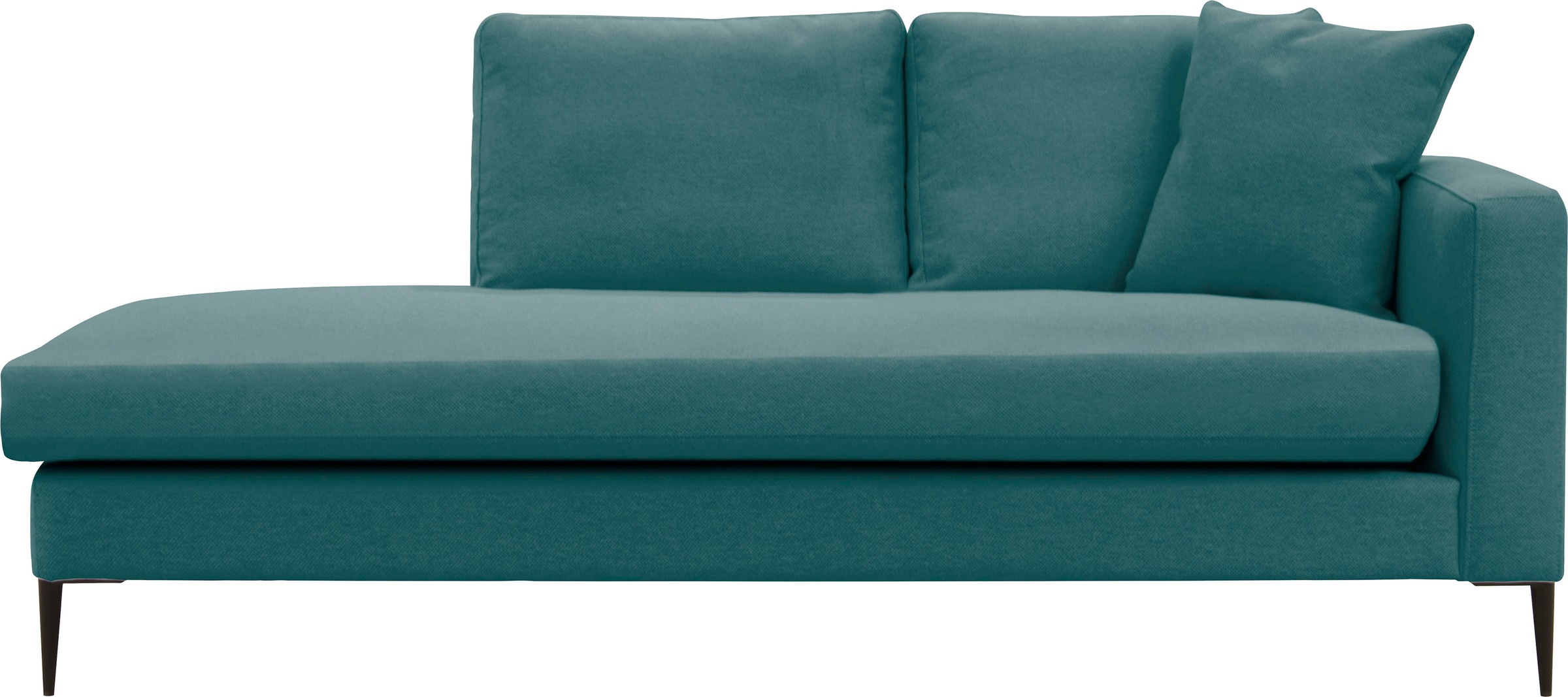 Home affaire Recamiere "Cozy Chaiselongue, Maße B/T/H: 195/97/80 cm" mit lo günstig online kaufen
