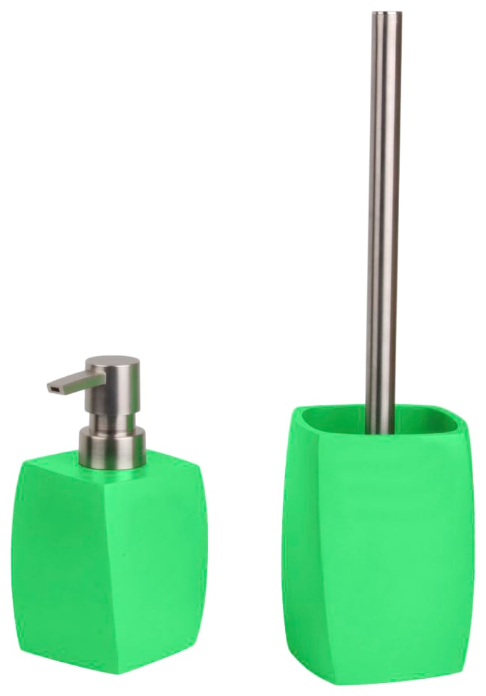 Sanilo Badaccessoire-Set "Wave Green" bestehend aus Seifenspender und WC-Bü günstig online kaufen