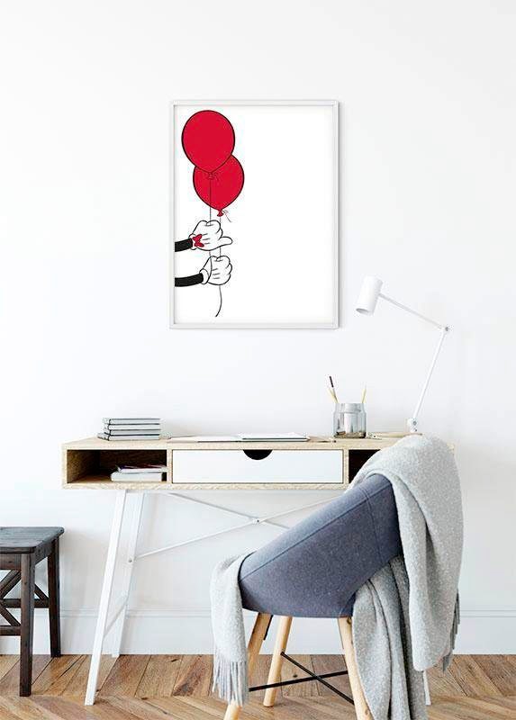 Komar Poster »Mickey Mouse Balloon«, St.), (1 Disney, | Schlafzimmer, Kinderzimmer, BAUR Wohnzimmer