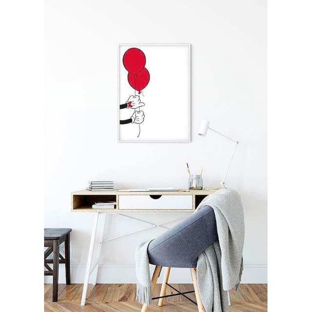 Komar Poster »Mickey Mouse Balloon«, Disney, (1 St.), Kinderzimmer,  Schlafzimmer, Wohnzimmer | BAUR