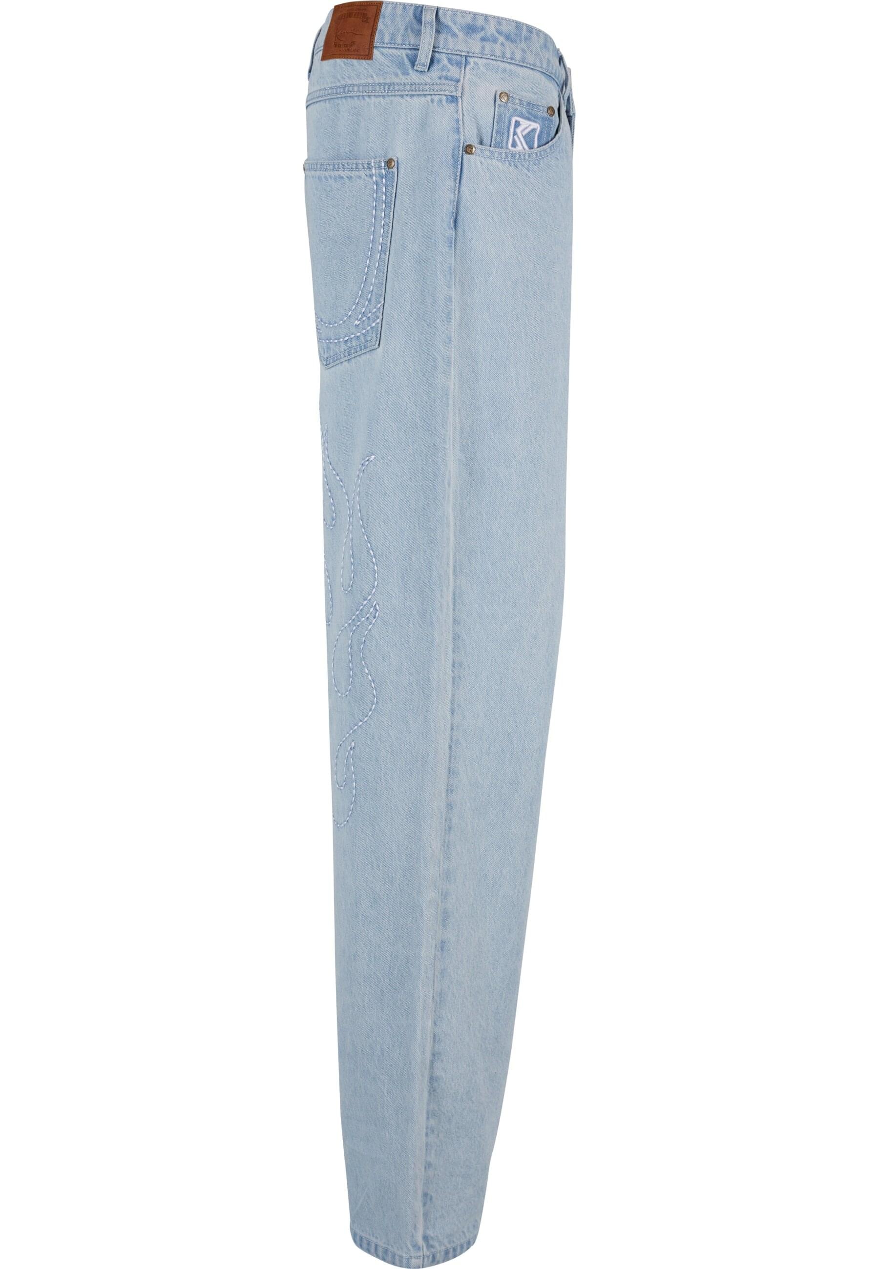 Karl Kani Bequeme Jeans »Karl Kani OG Baggy Five Pocket Flames Denim«