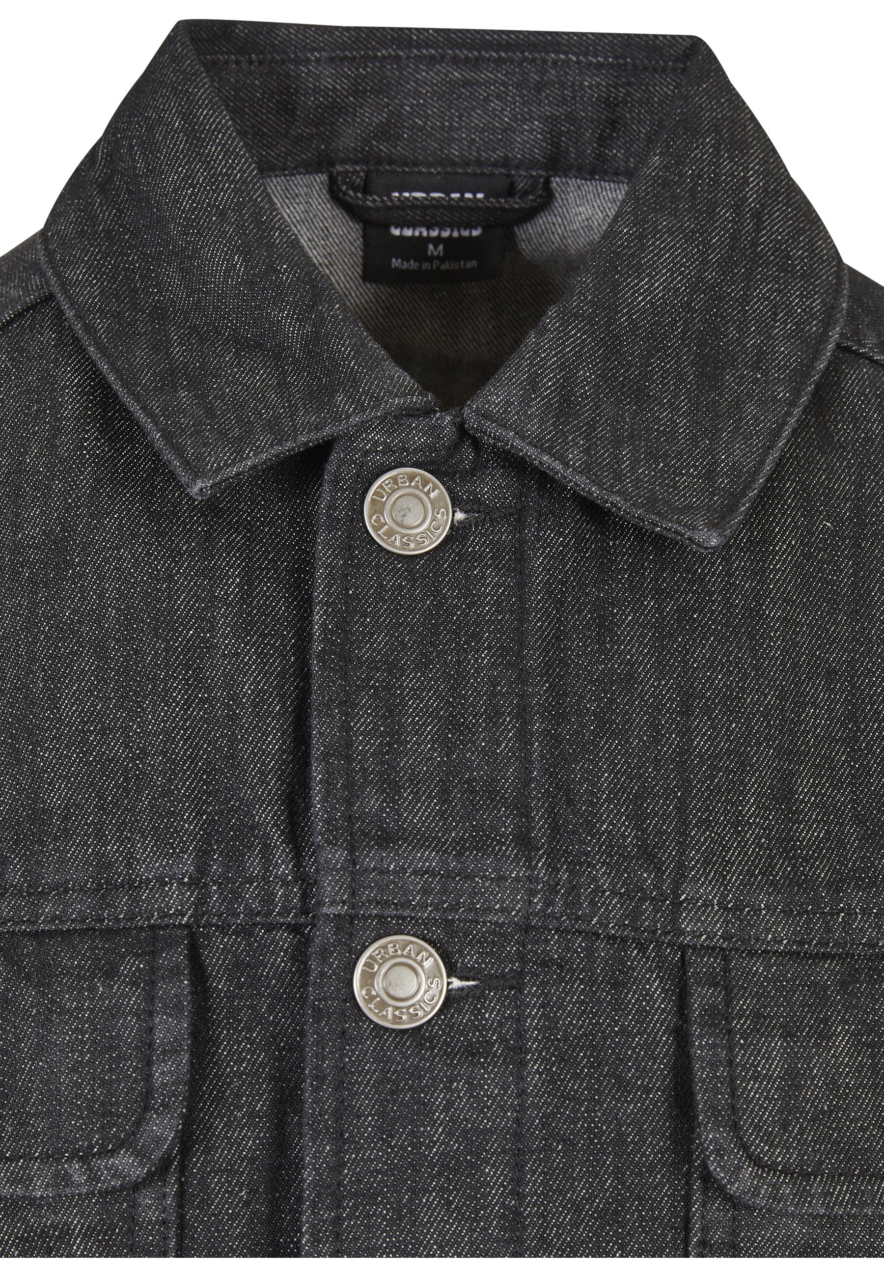 URBAN CLASSICS Jeansjacke »Urban Classics Herren Denim Vest« 1 Stk. tlg. ohne Kapuze