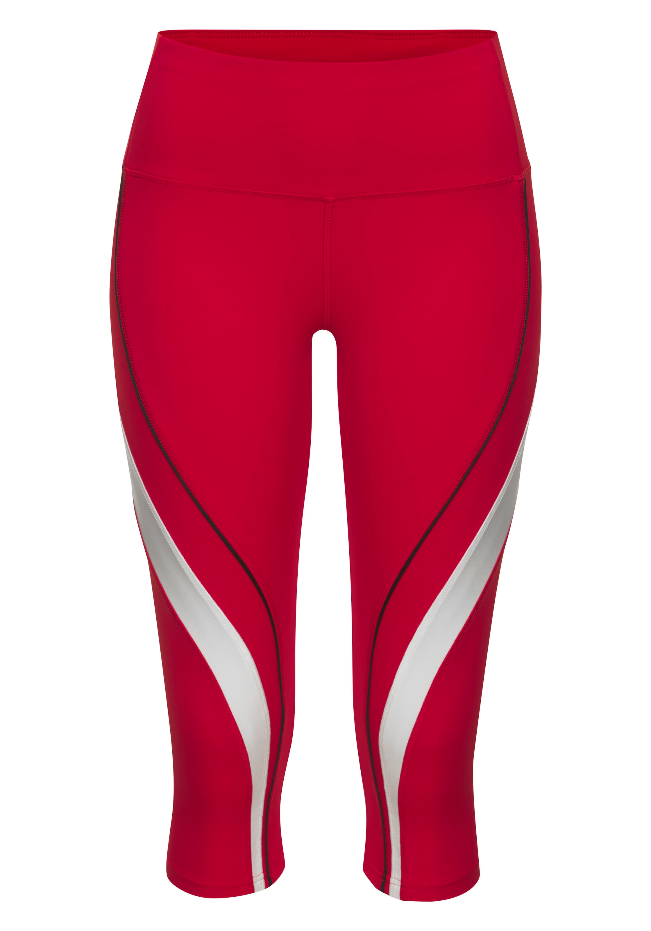 LASCANA ACTIVE Caprihose, mit seitlichem Kontrasteinsatz