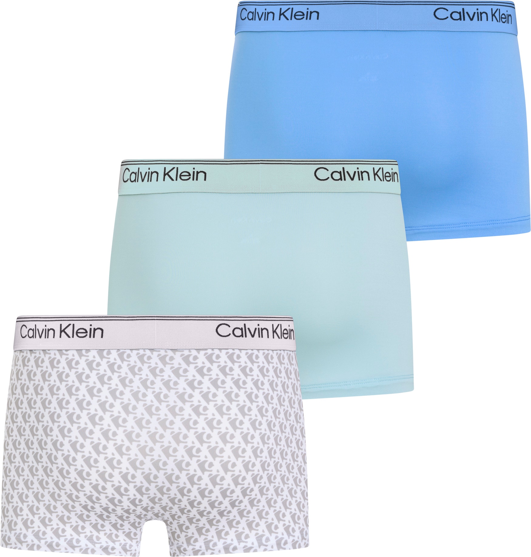 Calvin Klein Underwear Trunk »LOW RISE TRUNK 3PK«, (Packung, 3 St., 3er), mit Logo-Stretchbund