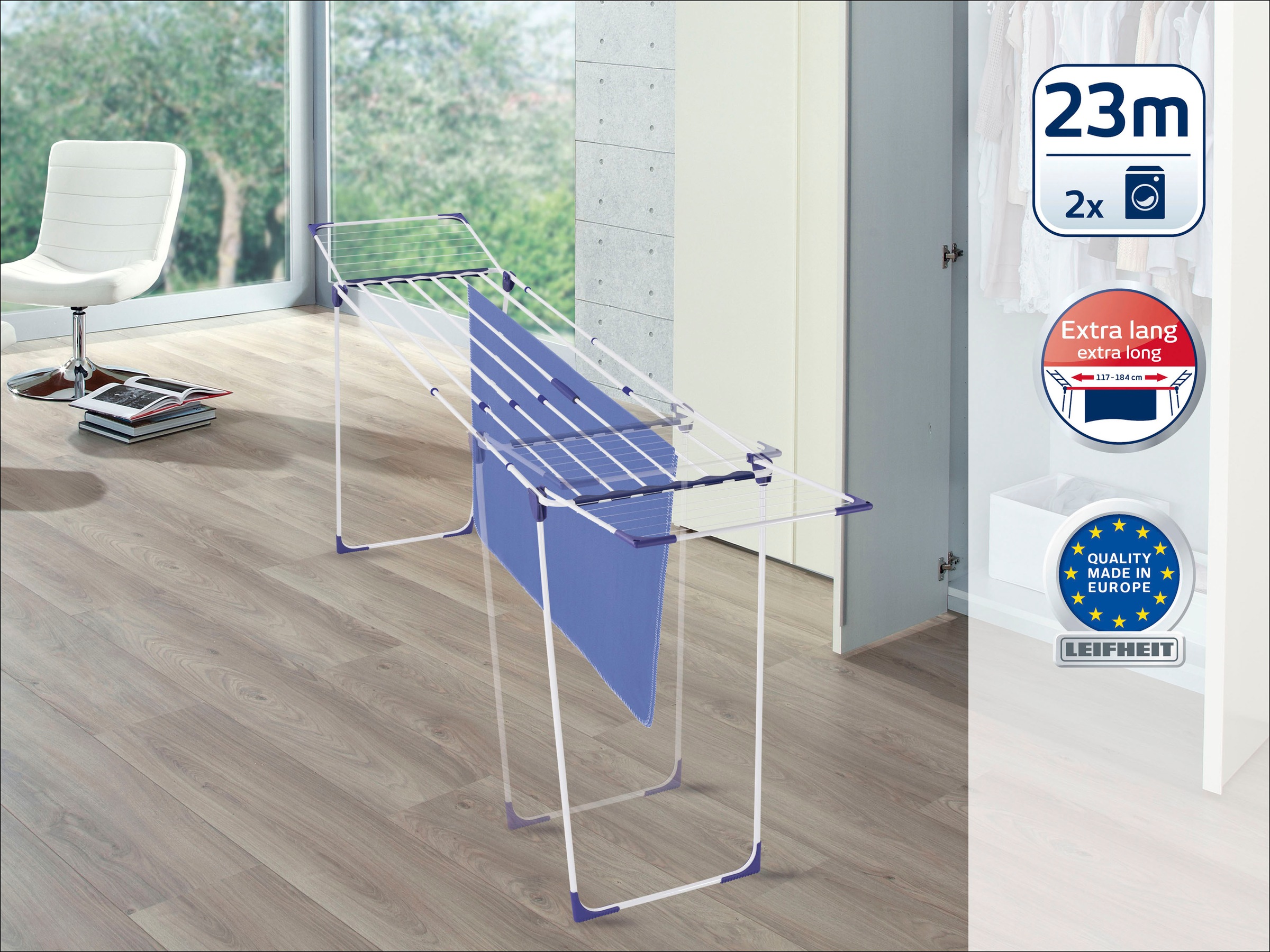 Leifheit Wäscheständer "Classic Extendable 230 Solid" günstig online kaufen