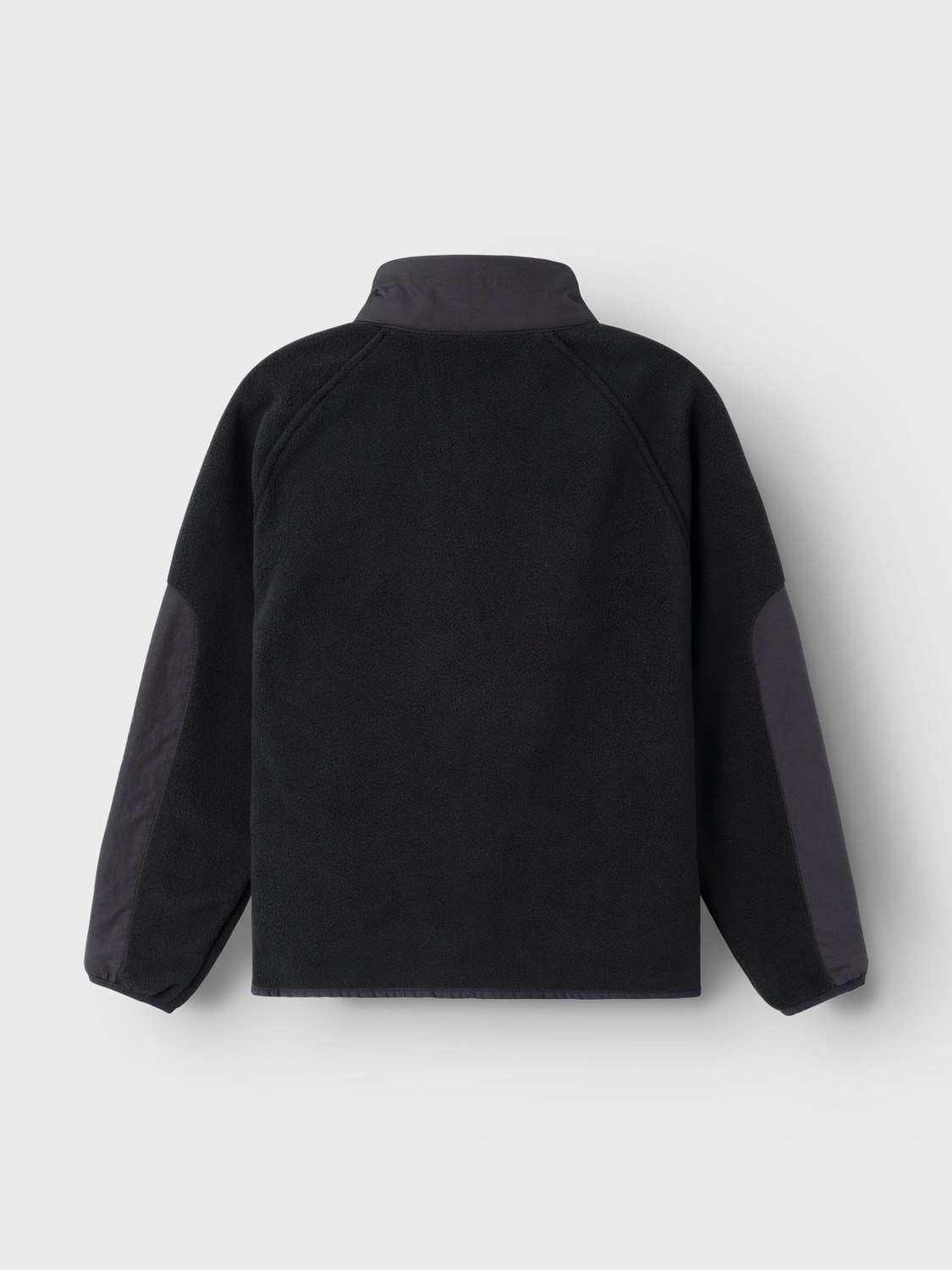 Thumbnail - Name It Fleecejacke "NKNMYLES FLEECE JACKET NOOS" ohne Kapuze im Materialmix und cooler Colorblocking-Optik