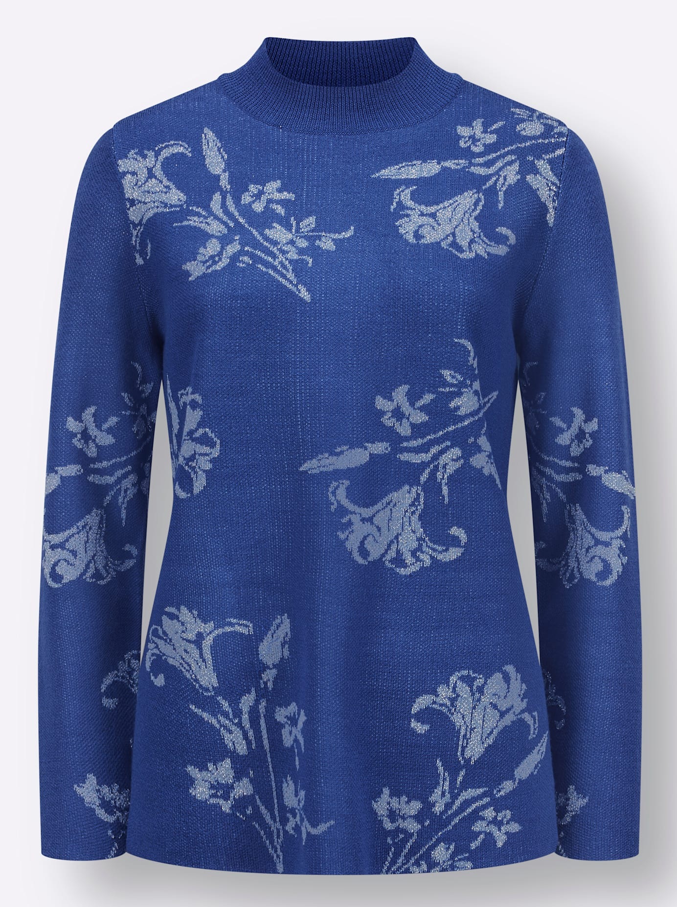 Thumbnail - Classic Basics Stehkragenpullover "Jacquard-Pullover"