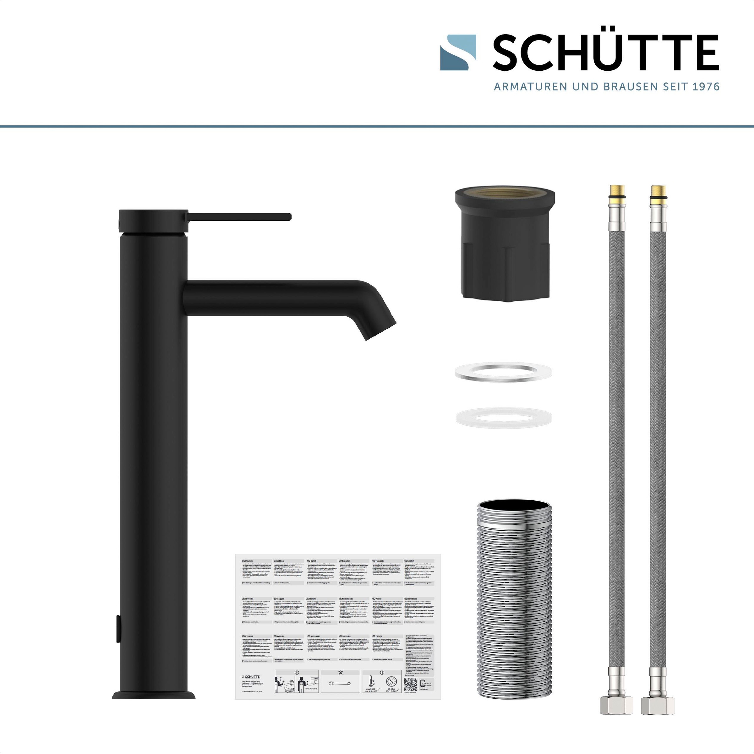 Schütte Waschtischarmatur »LOS ANGELES«, Wasserhahn Bad, energiesparend, Aufsatzwaschbecken