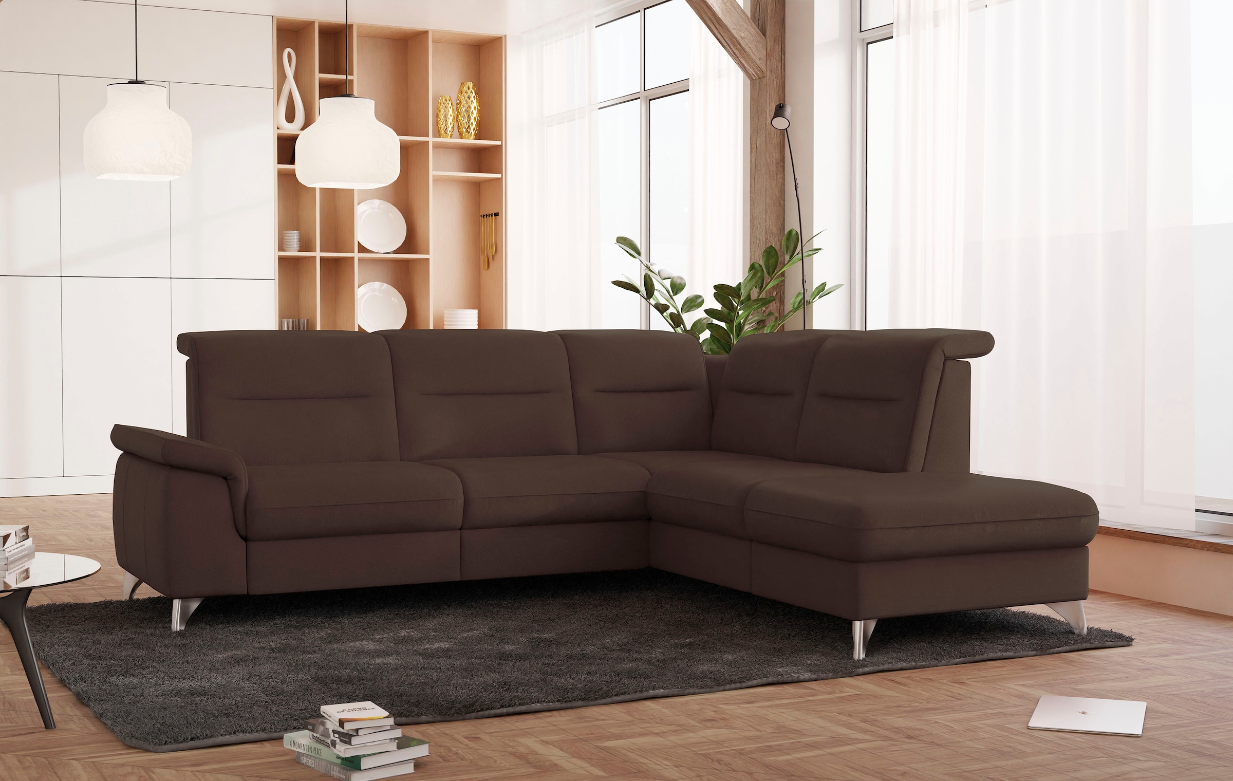 sit&more Ecksofa "Astoria L-Form", wahlweise mit motorischer Relaxfunktion günstig online kaufen