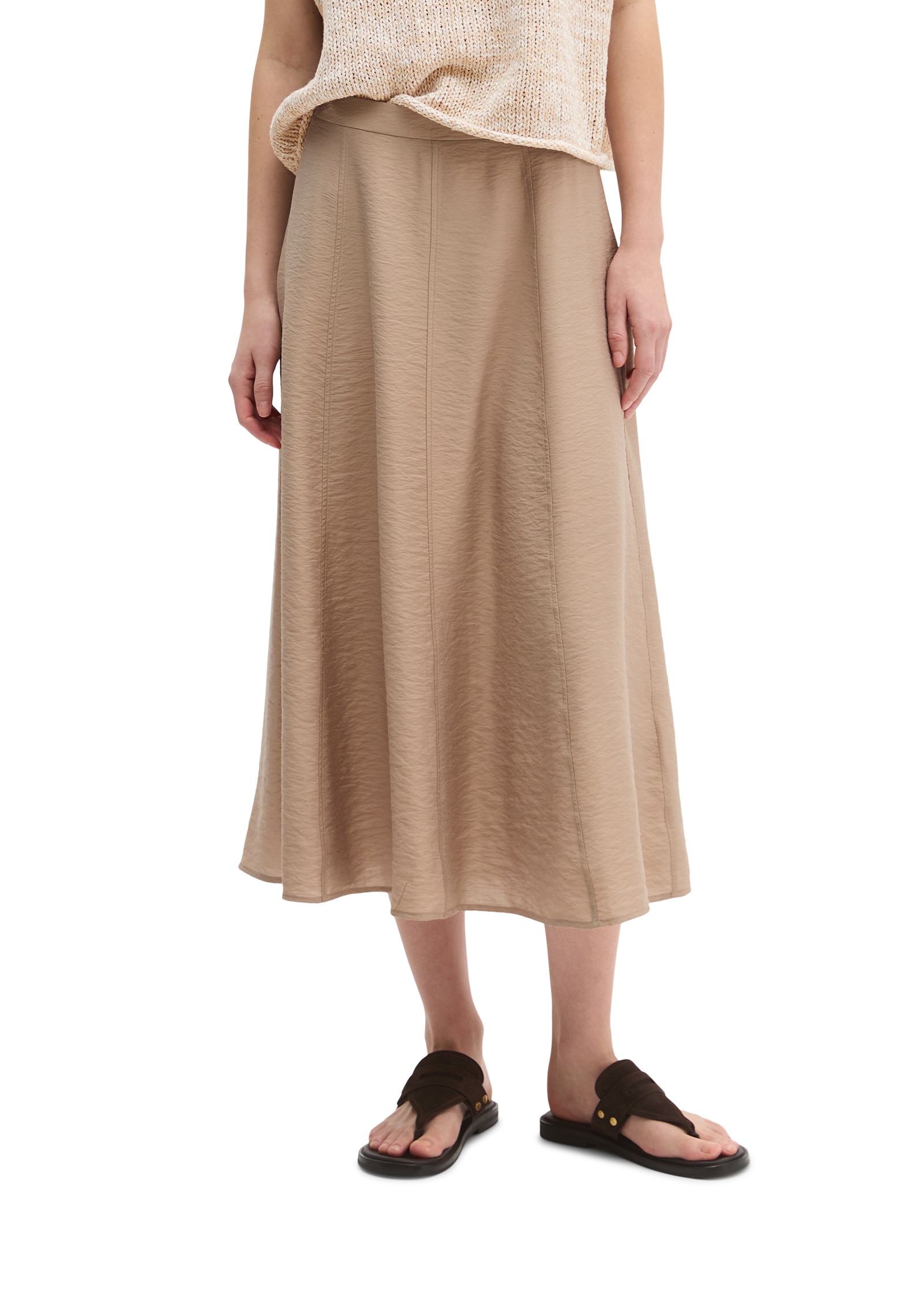 Marc OPolo Webrock "aus glänzendem Viskose-Mix" günstig online kaufen