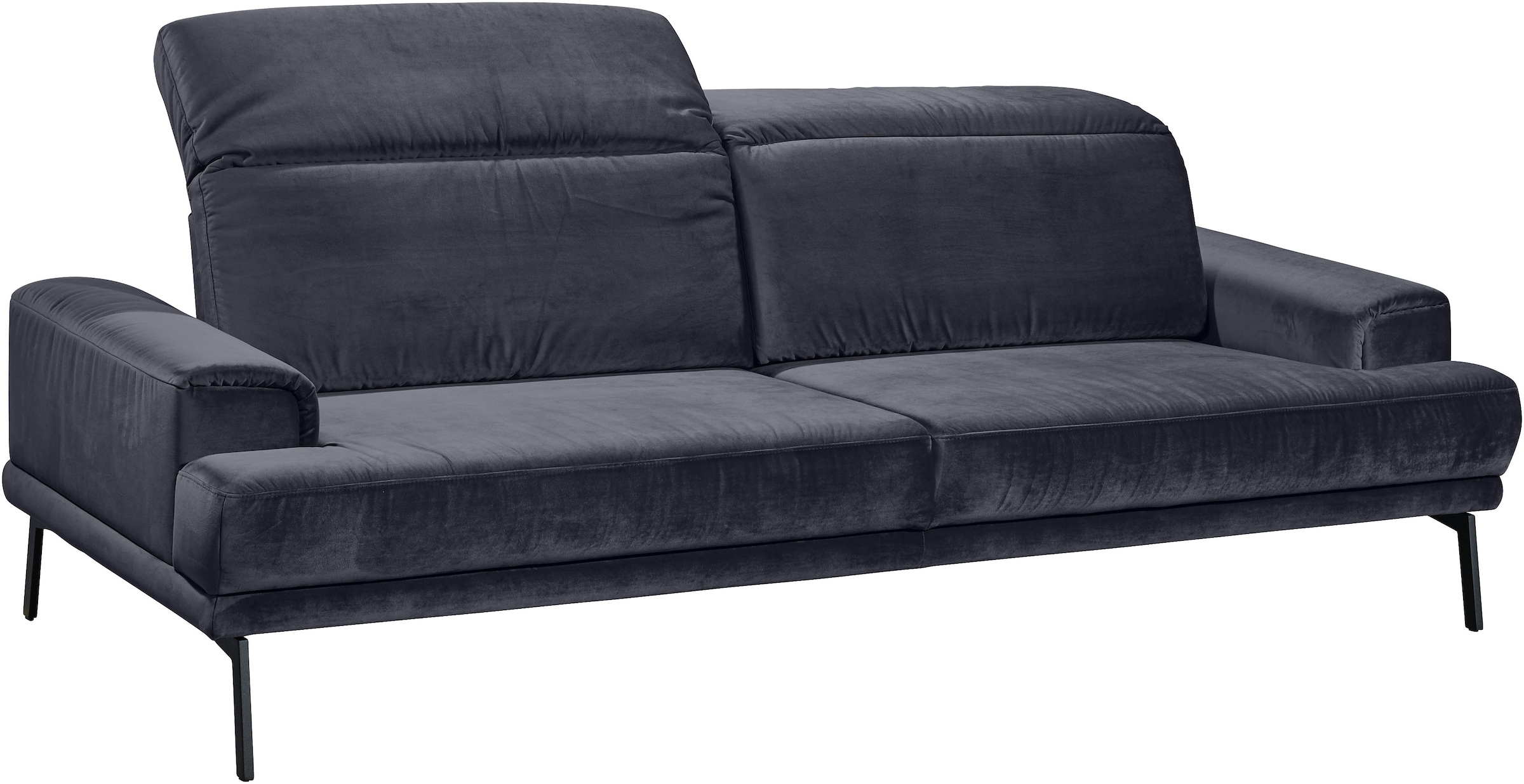 Musterring 3-Sitzer »MR 4580«, inkl. Kopf- und Sitztiefenverstellung, Fuß schwarz, B228 x T103 cm