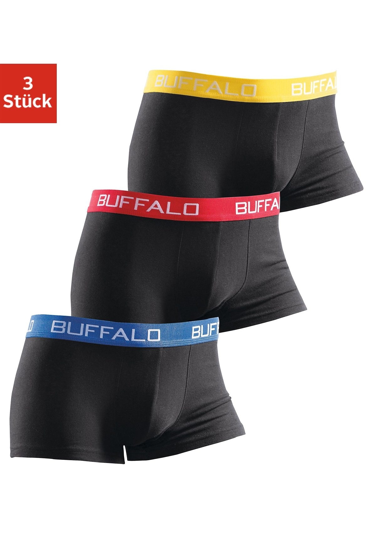 Buffalo Kelnaitės šortukai (Packung 3 St.) dėl...