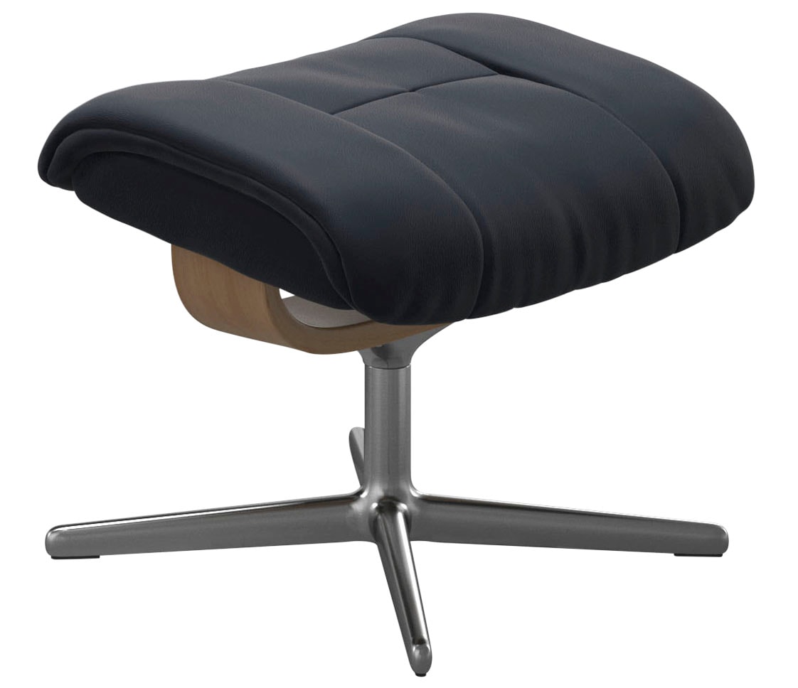 Stressless Fußhocker "Mayfair", mit Cross Base, Größe S, M & L, Holzakzent Eiche