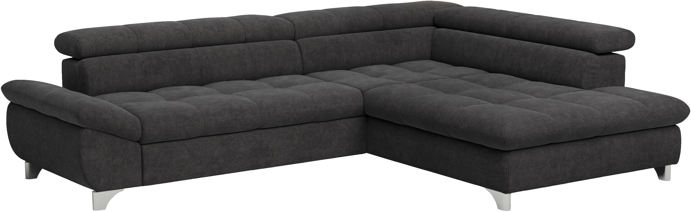 COTTA Ecksofa »Gemini L-Form«, mit Kopfteilverstellung, wahlweise mit Bettfunktion