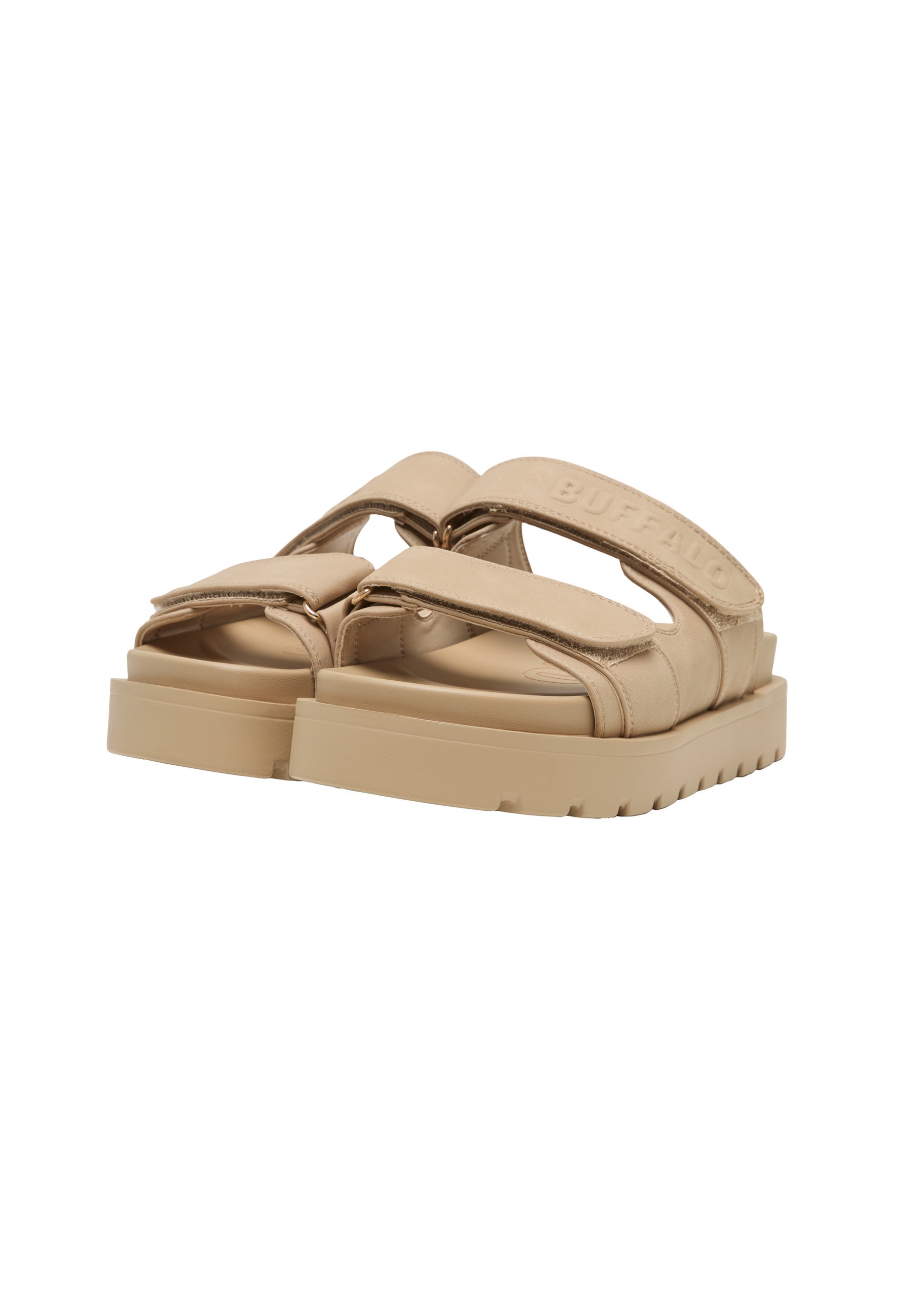 Buffalo Plateausandaletten "Buffalo RAYA VELCRO - VEGAN NAPPA"