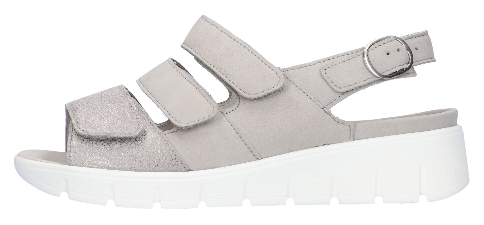 Waldläufer Keilsandalette »M-WIOLA«, Sandale, Sommerschuh, Komfortschuh mit Klett, M-Weite