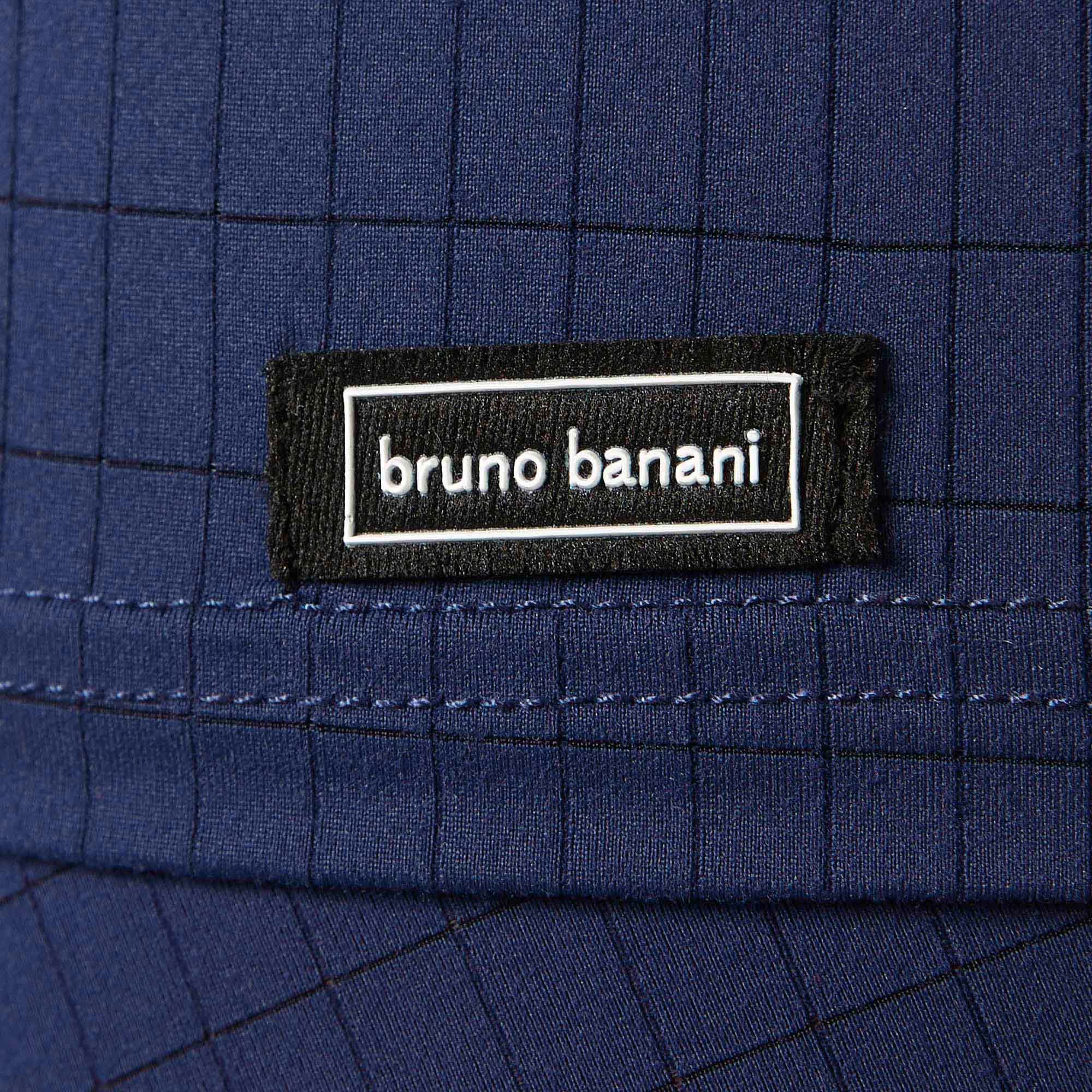 Bruno Banani V-Shirt »CHECK LINE 2.0« Pique Optik, Kurzarm, V-Neck, Cotton-Mix