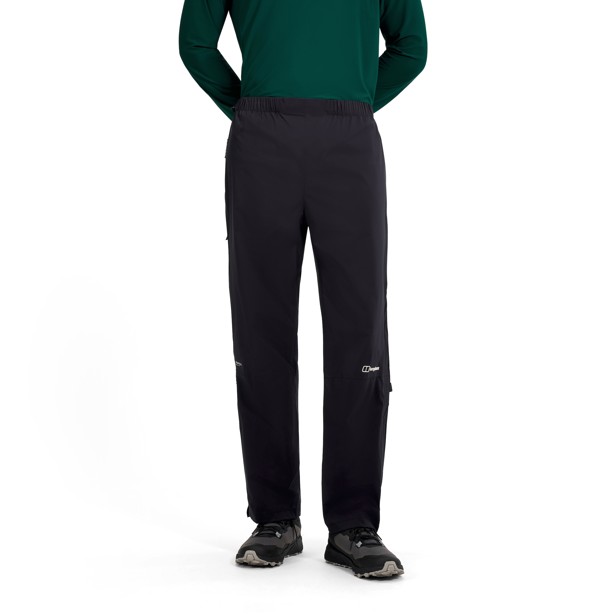 Berghaus Regenhose "PACSMART 2.5L RAIN-PANT" ohne Verschluss, atmungsaktiv, wasserdicht, aus Polyamid