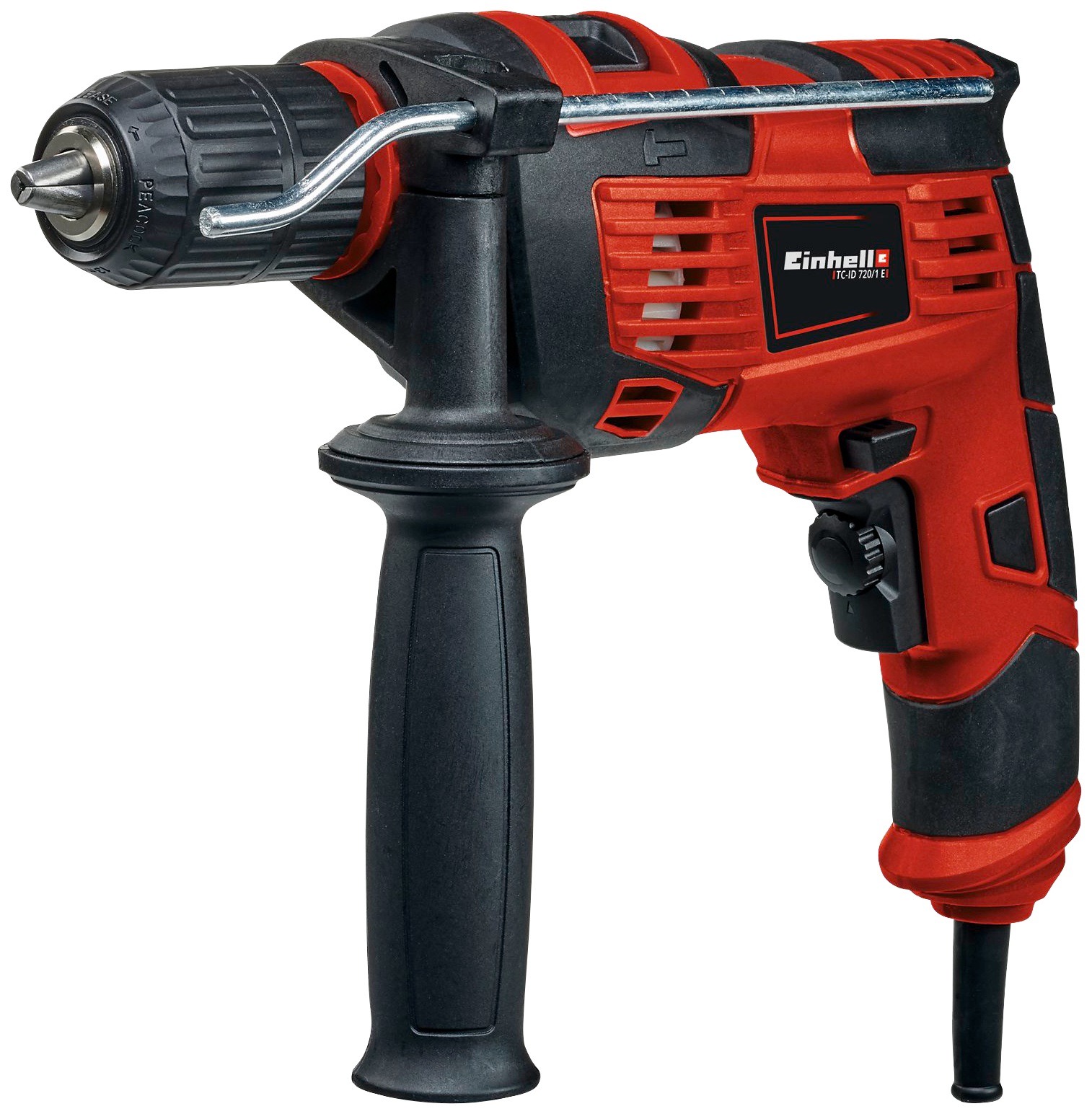 EINHELL Schlagbohrmaschine "TC-ID 720/1 E", B:70mm H:251mm L:301mm, schwarz, Bohrmaschinen