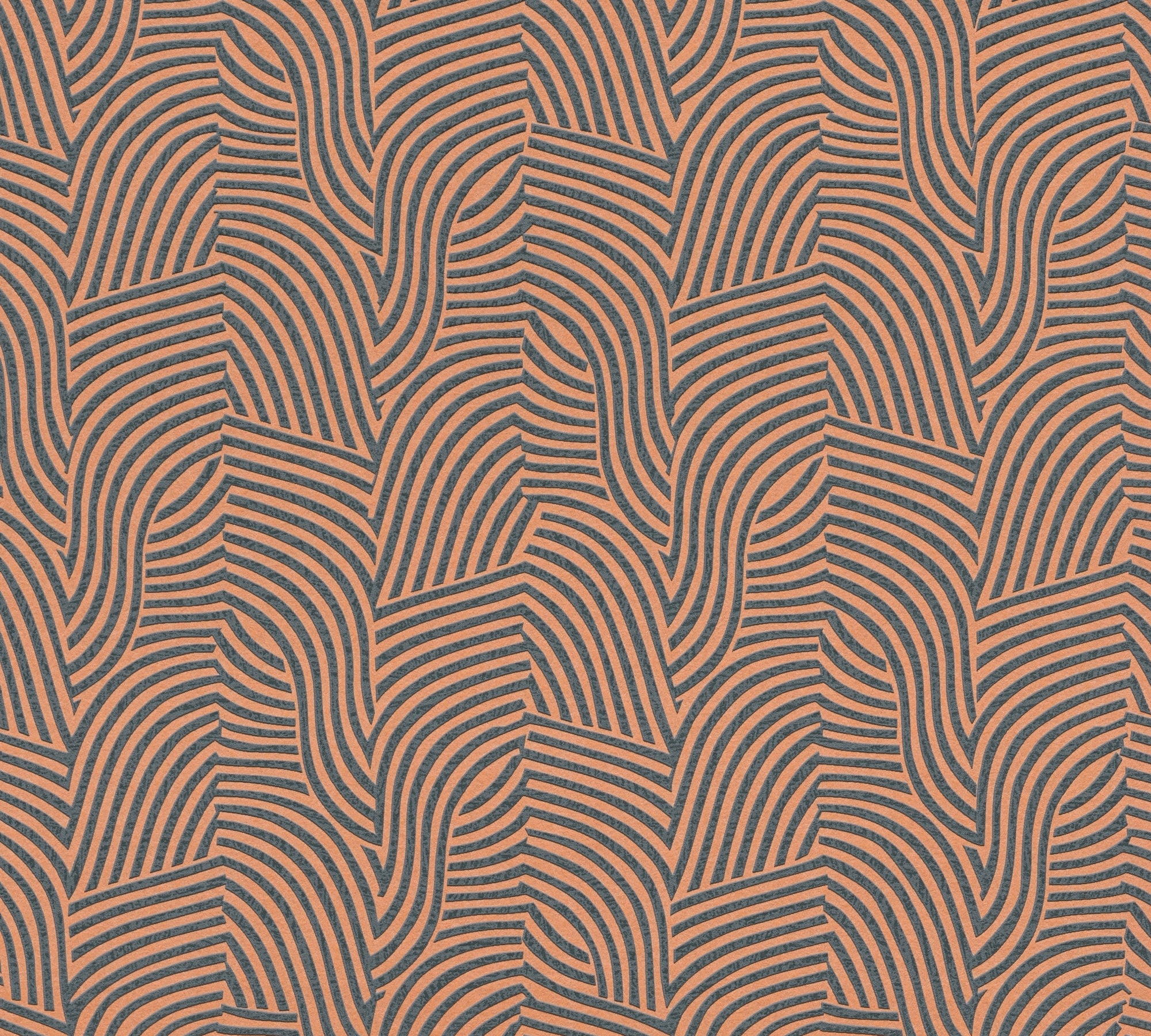 living walls Vliestapete »3D-Tapete Wellenmuster - Moderne Vliestapete« leicht glänzend strukturiert