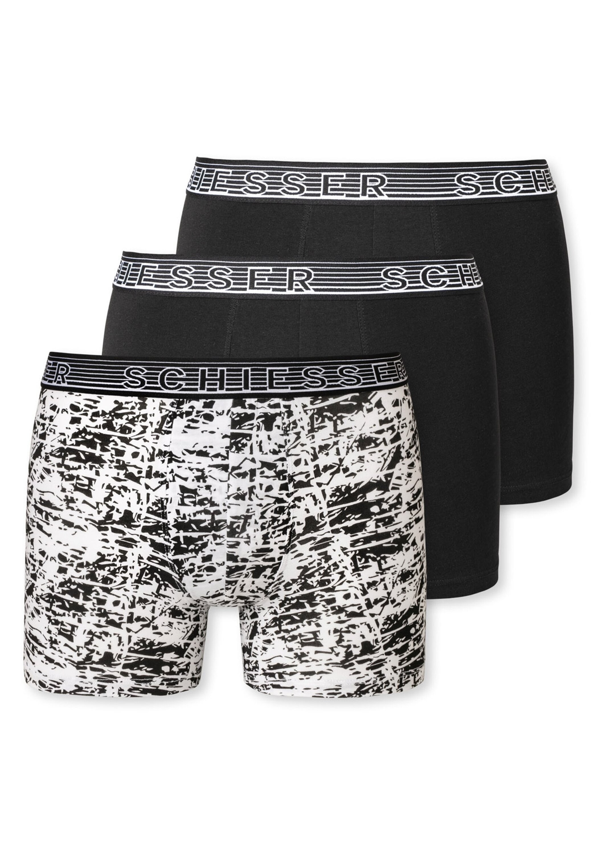 Schiesser Boxershorts "Boxershort 3er Pack"