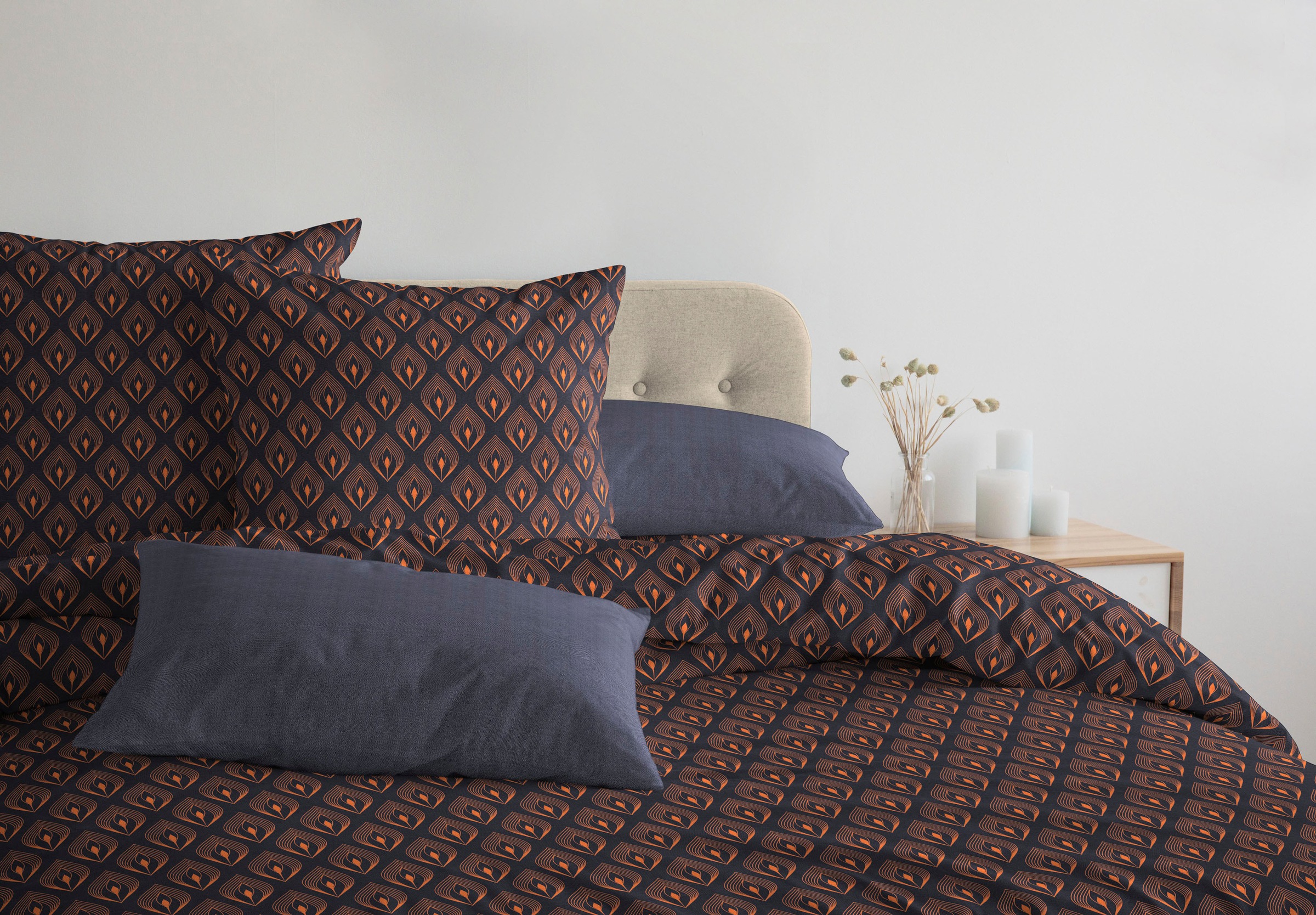 Adam Bettwäsche "Feathers" 2 Stk. tlg. aus 100 % Bio-Baumwolle, 2 teilig - günstig online kaufen
