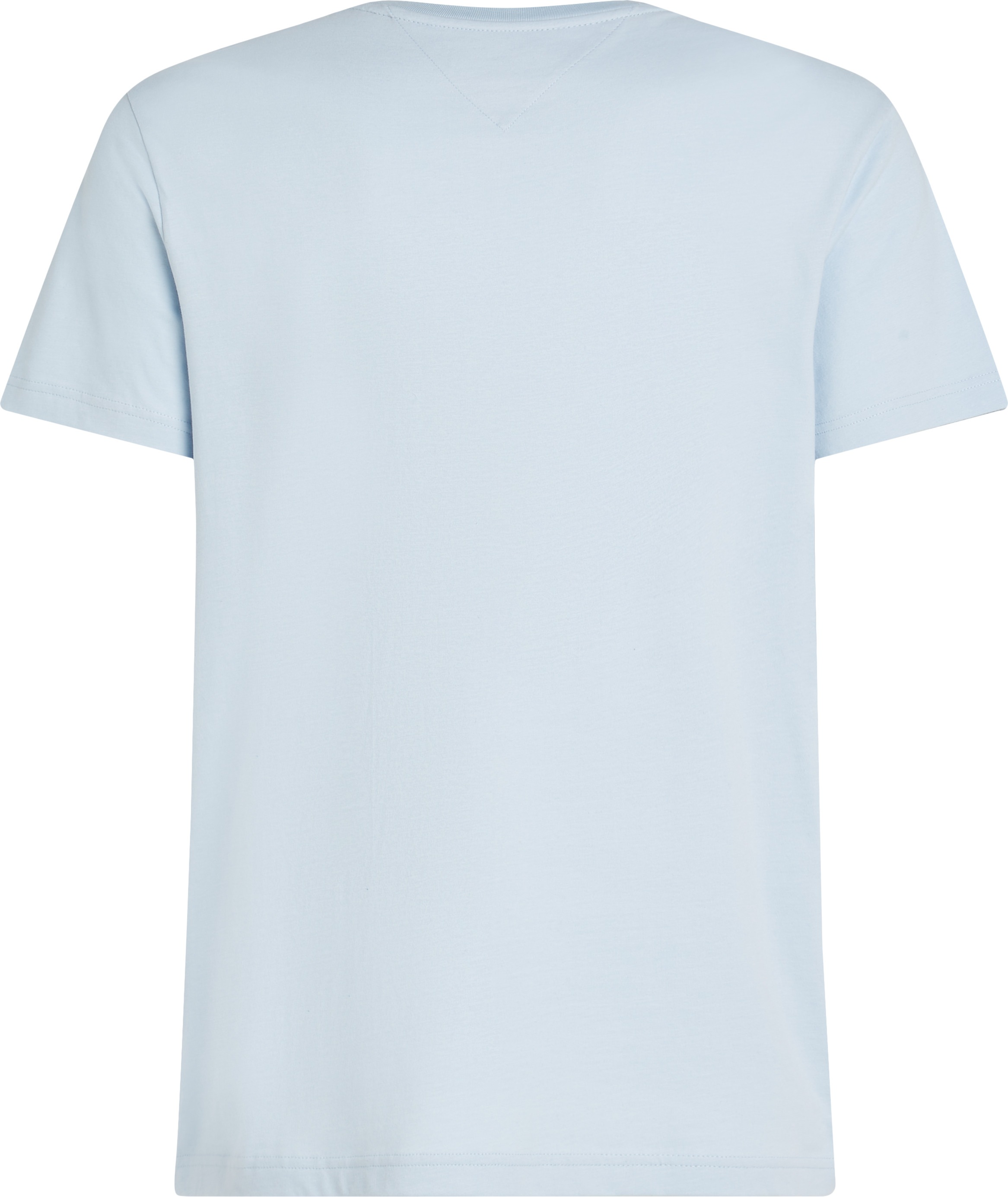 Tommy Hilfiger T-Shirt »ESSENTIAL REG FIT SOLID TEE mit Stickerei und Rundhals«, unifarben, casual, regular fit, Baumwolle, Rundhals