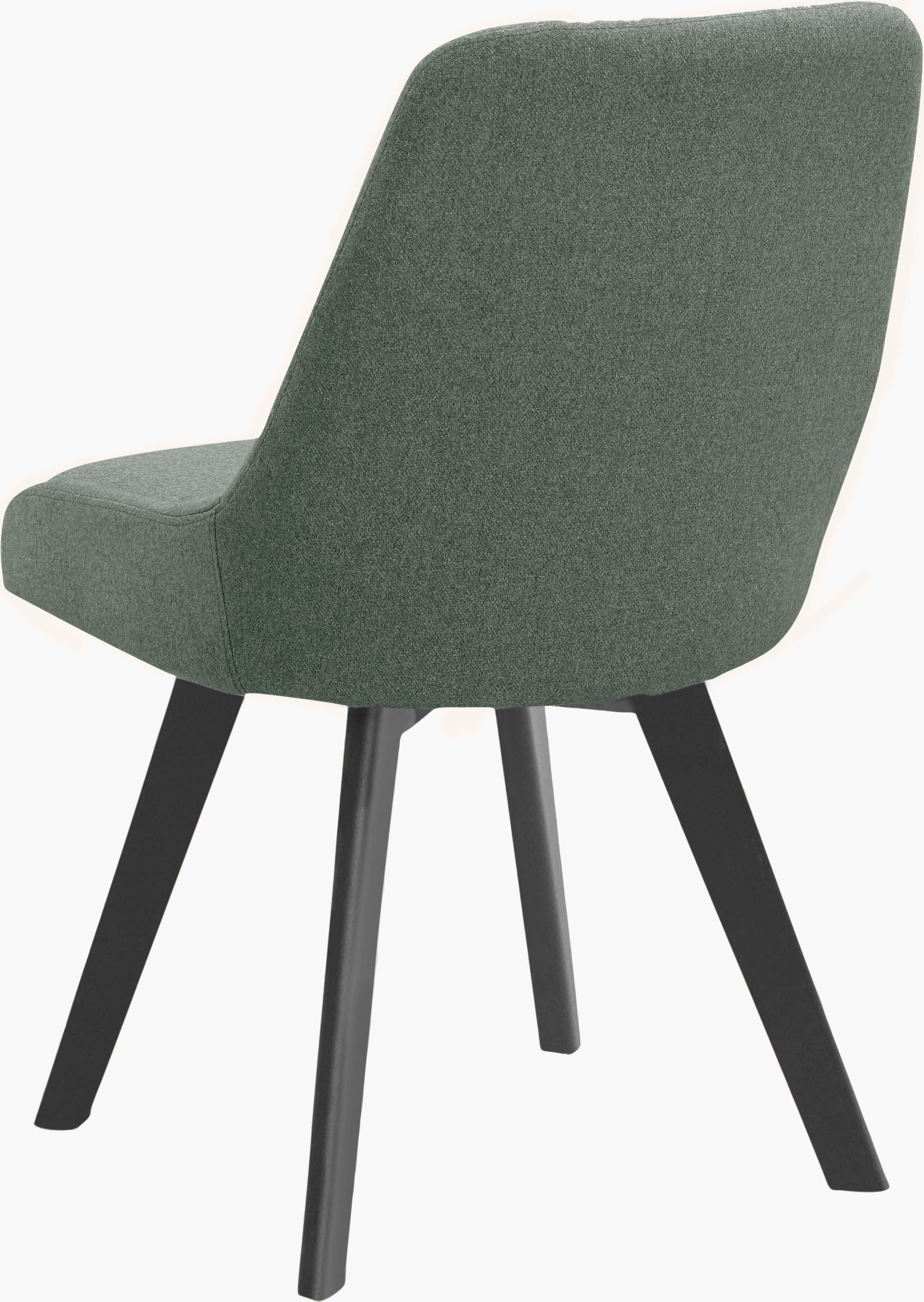 Leonique Esszimmerstuhl »Dilla«, (Set), 2 St., Webstoff, 2er Set, Webstoff Bezug, Beingestell aus Metall, Sitzhöhe 48 cm