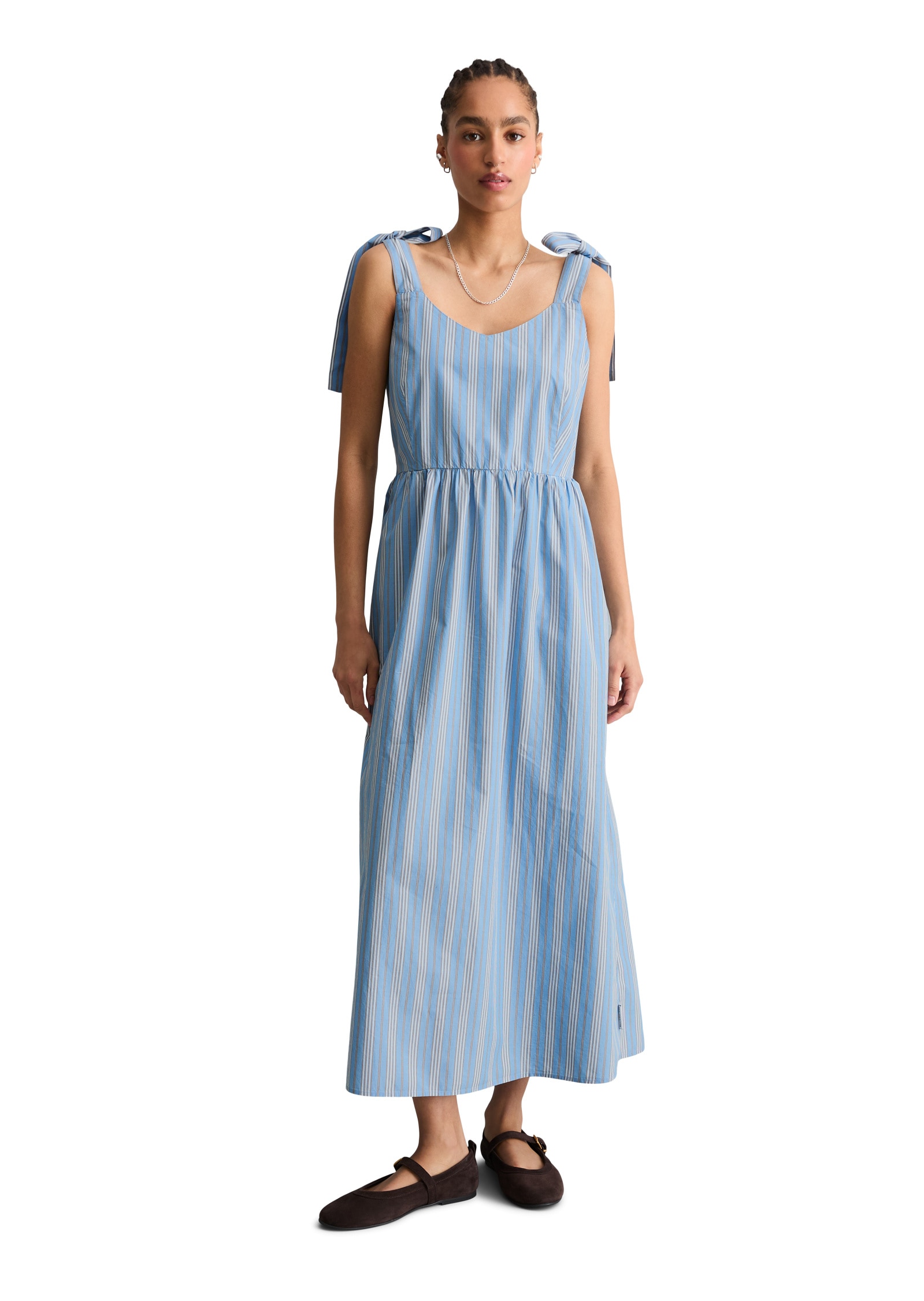 Marc O'Polo DENIM Maxikleid »aus Papertouch-Popeline«