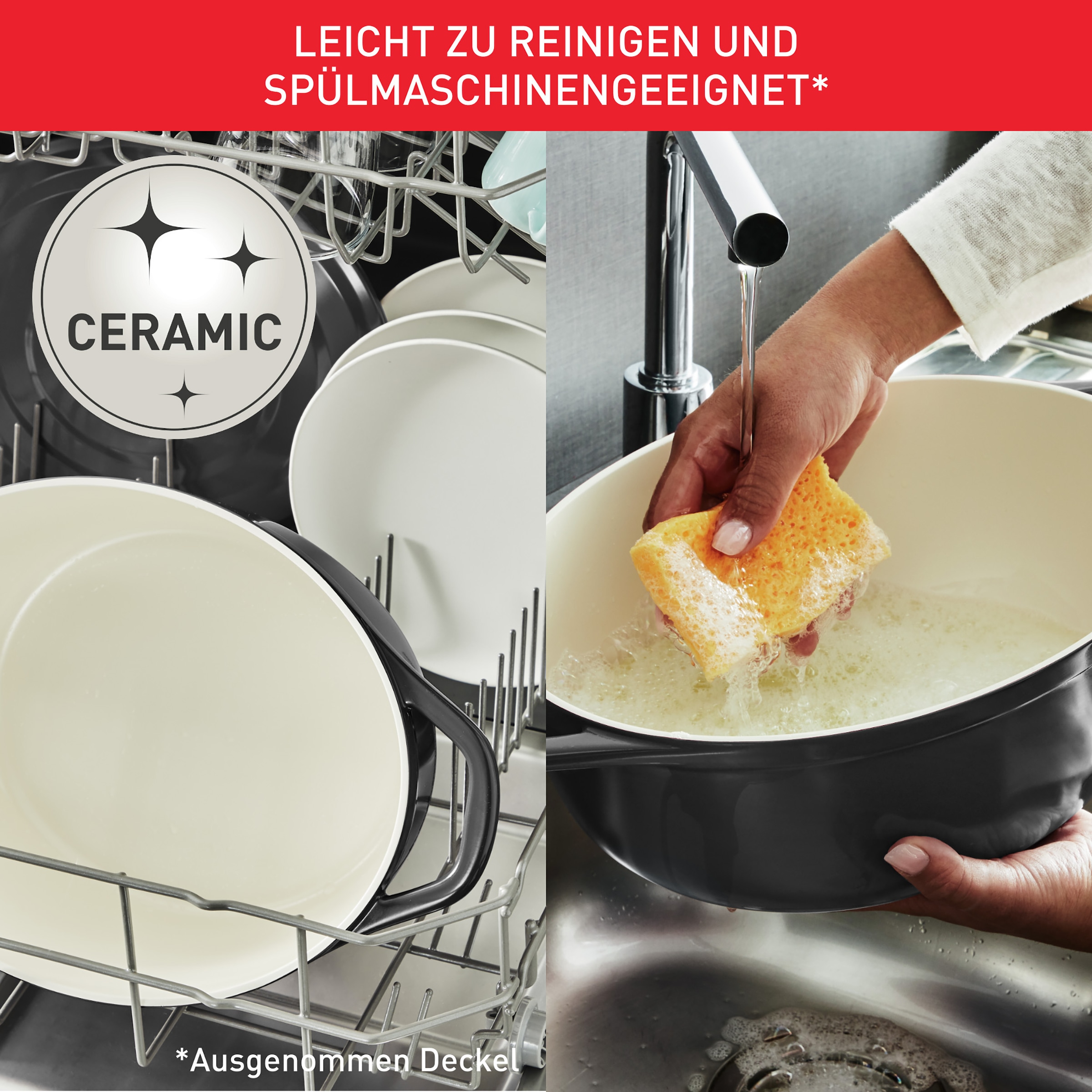Tefal Bräter »Air« 2 Stk. tlg. Aluminiumguss